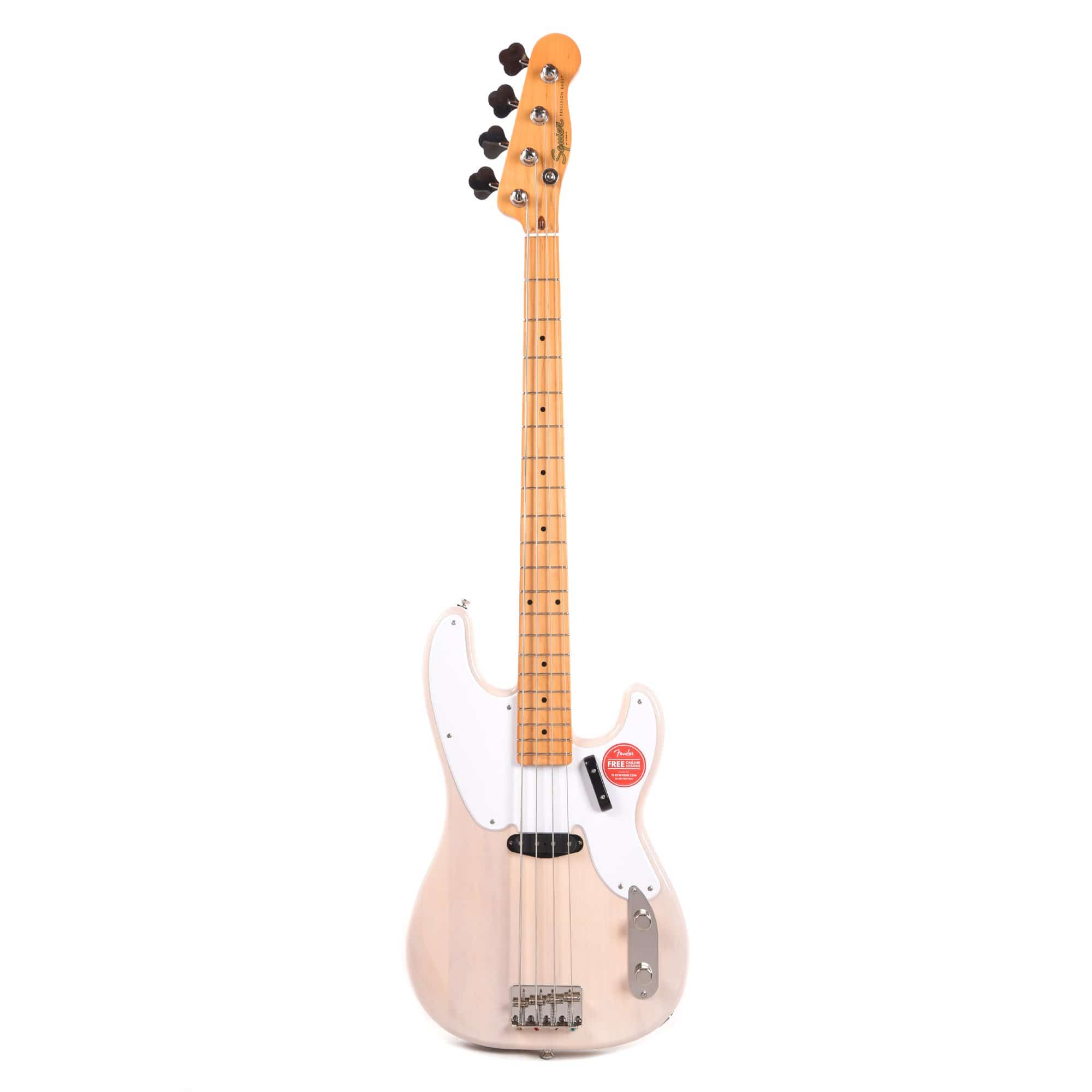 Squier Classic Vibe '50s Precision Bass White Blonde Bass Guitars / 4-String