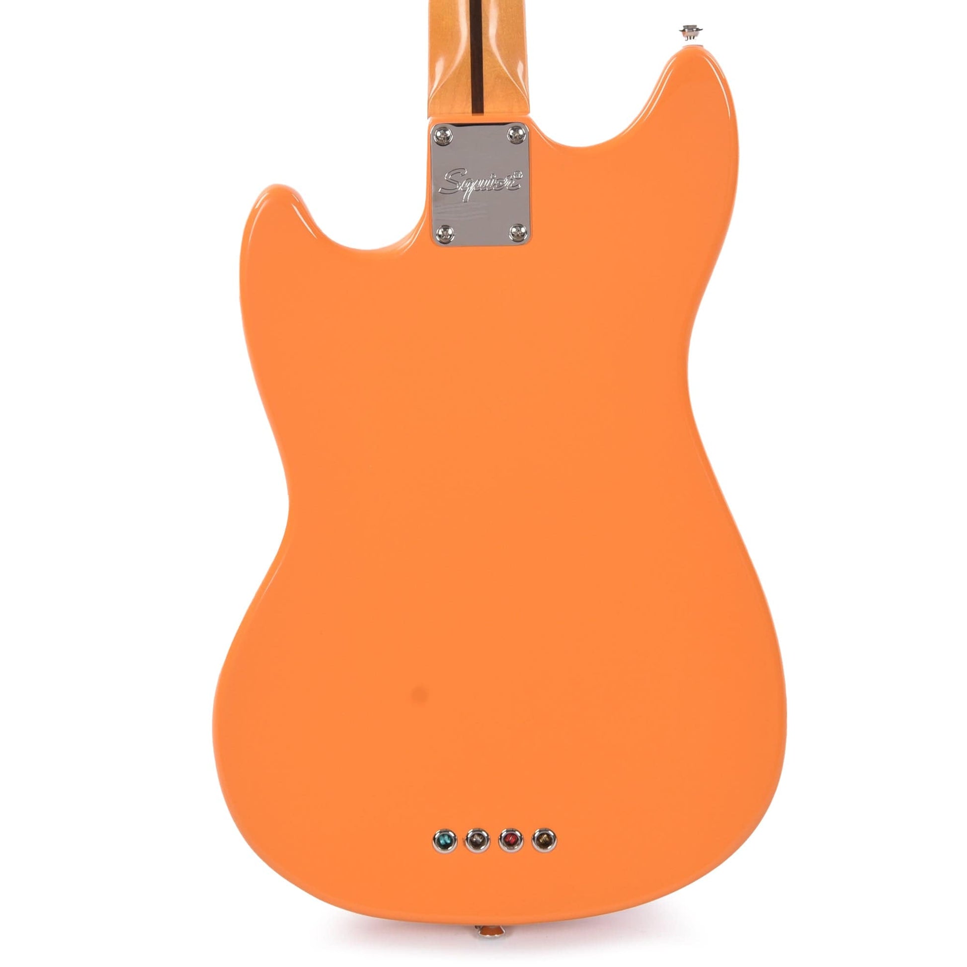 Squier Classic Vibe '60s Competition Mustang Bass Capri Orange w/Dakota Red Stripe Bass Guitars / 4-String
