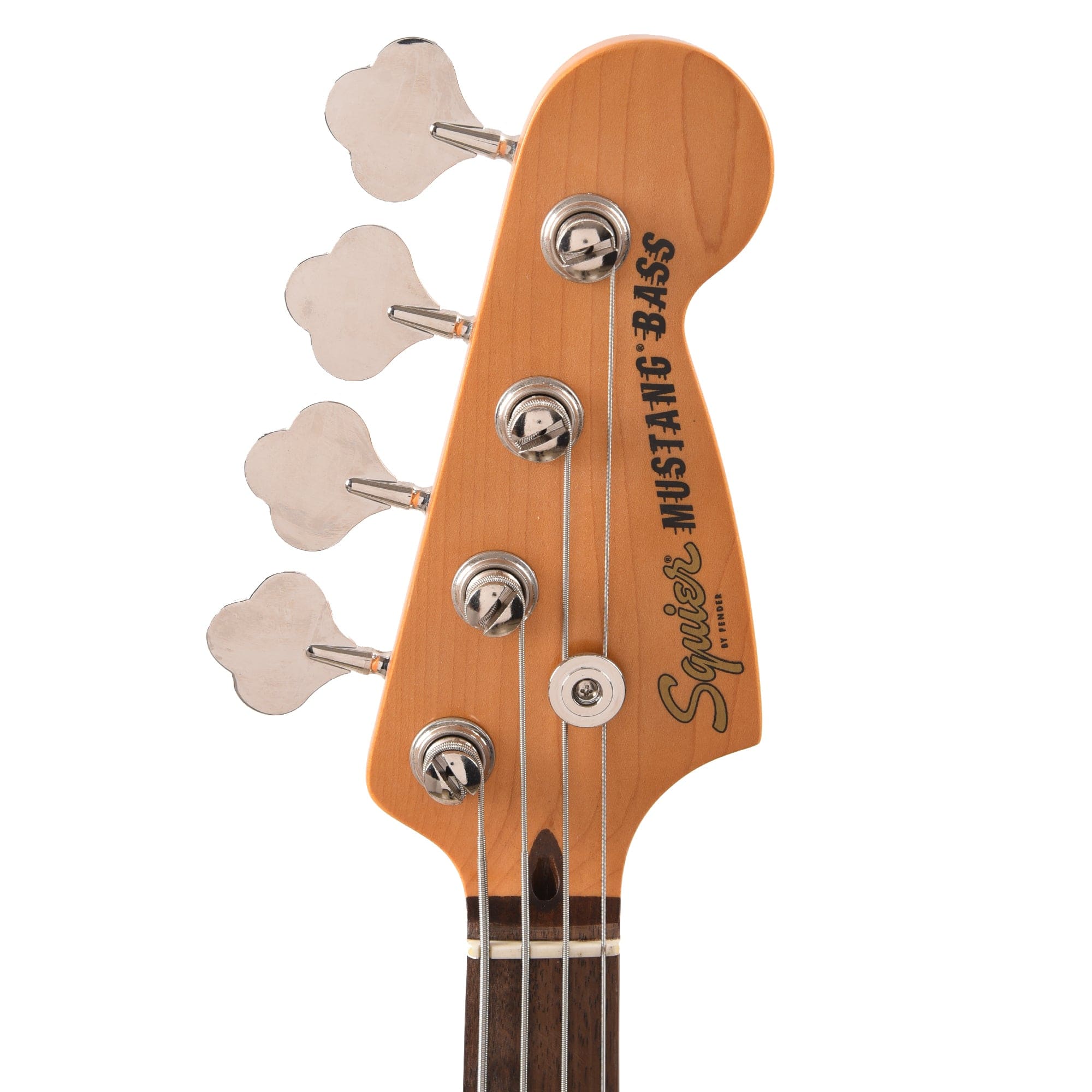 Squier Classic Vibe '60s Competition Mustang Bass Capri Orange w/Dakota Red Stripe Bass Guitars / 4-String