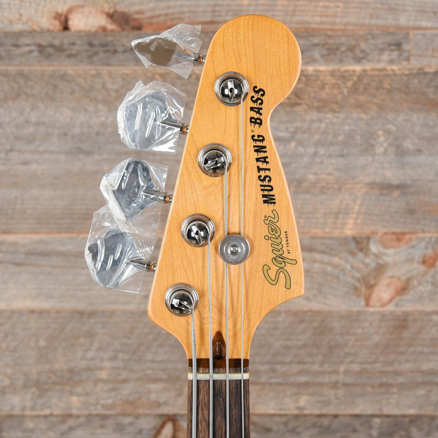 Squier Classic Vibe '60s Competition Mustang Bass Capri Orange w/Dakota Red Stripe Bass Guitars / 4-String