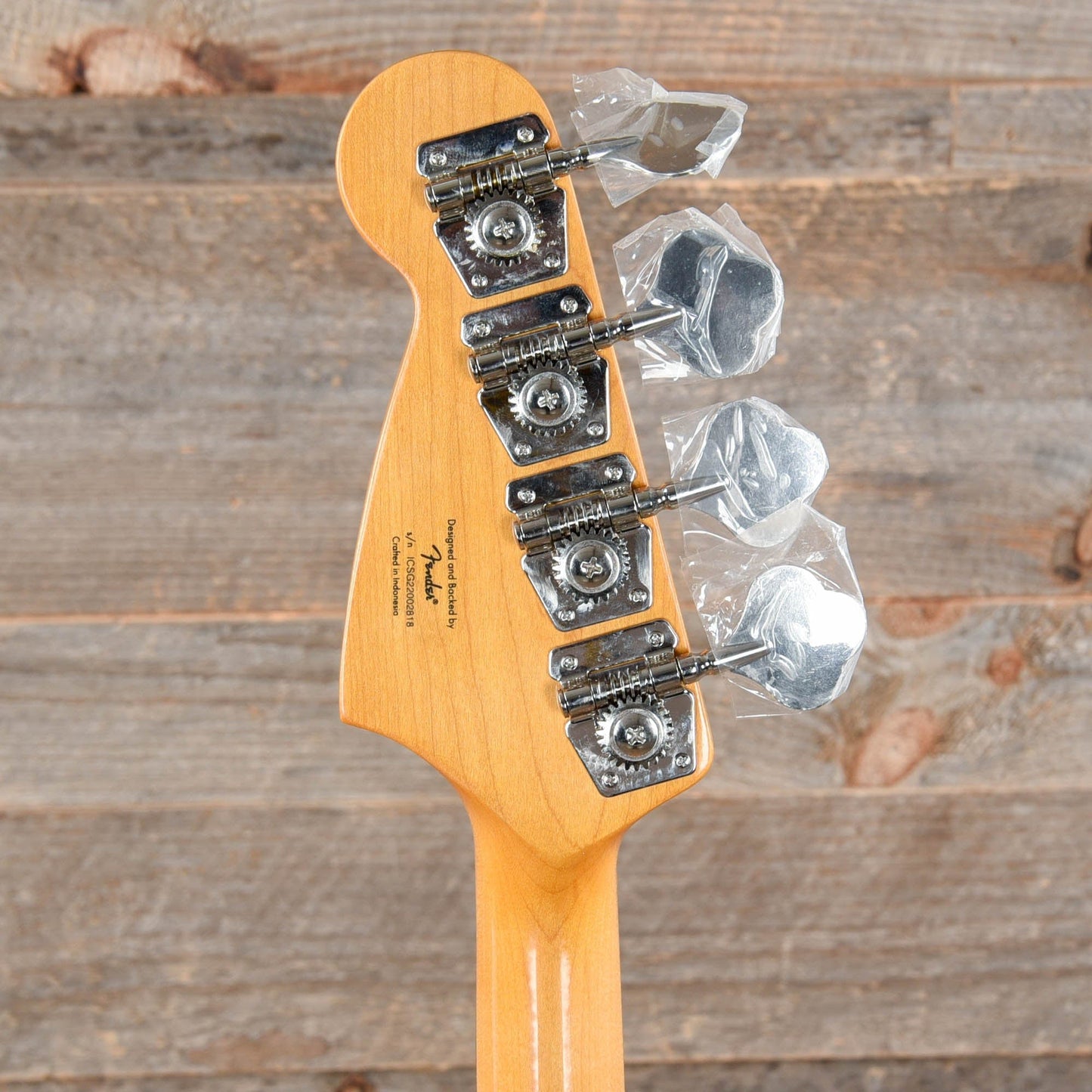 Squier Classic Vibe '60s Competition Mustang Bass Capri Orange w/Dakota Red Stripe Bass Guitars / 4-String