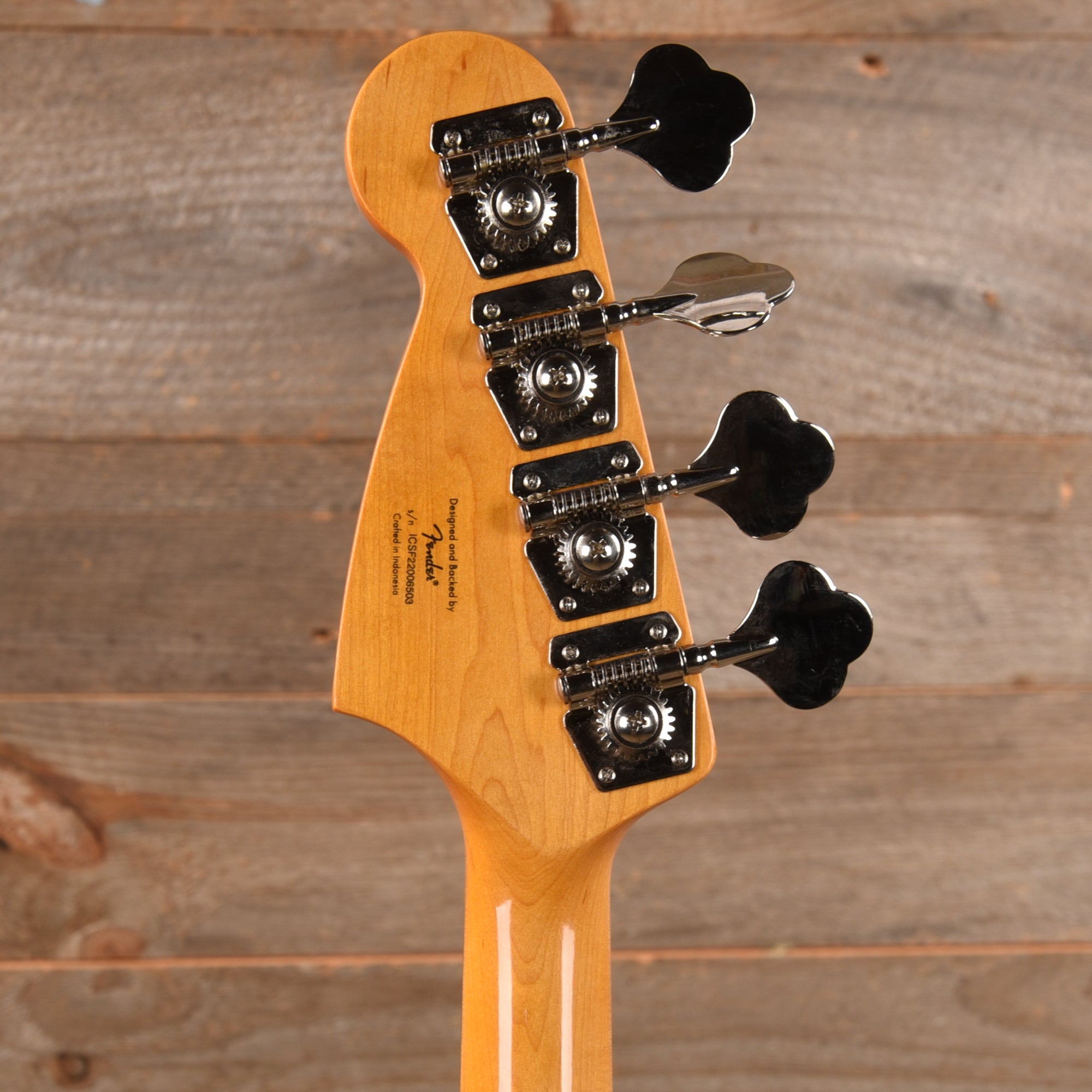 Squier Classic Vibe '60s Competition Mustang Bass Lake Placid Blue w/Olympic White Stripe Bass Guitars / 4-String