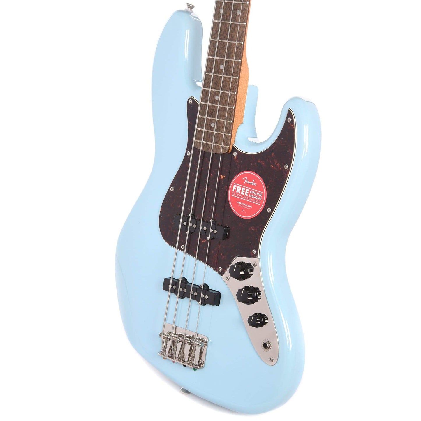 Squier Classic Vibe 60s Jazz Bass Daphne Blue Bass Guitars / 4-String