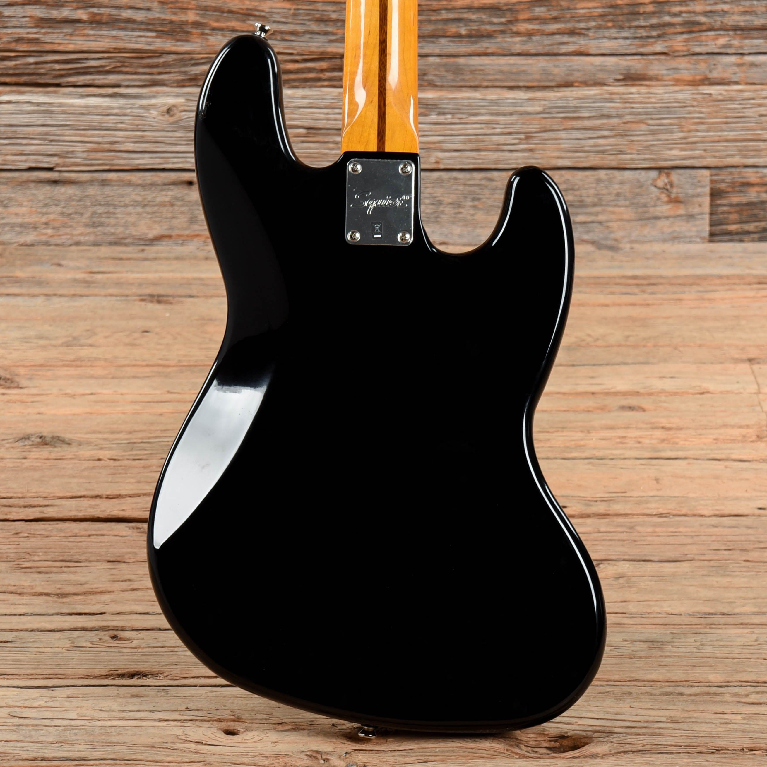 Squier Classic Vibe '70s Jazz Bass Black 2020 LEFTY Bass Guitars / 4-String