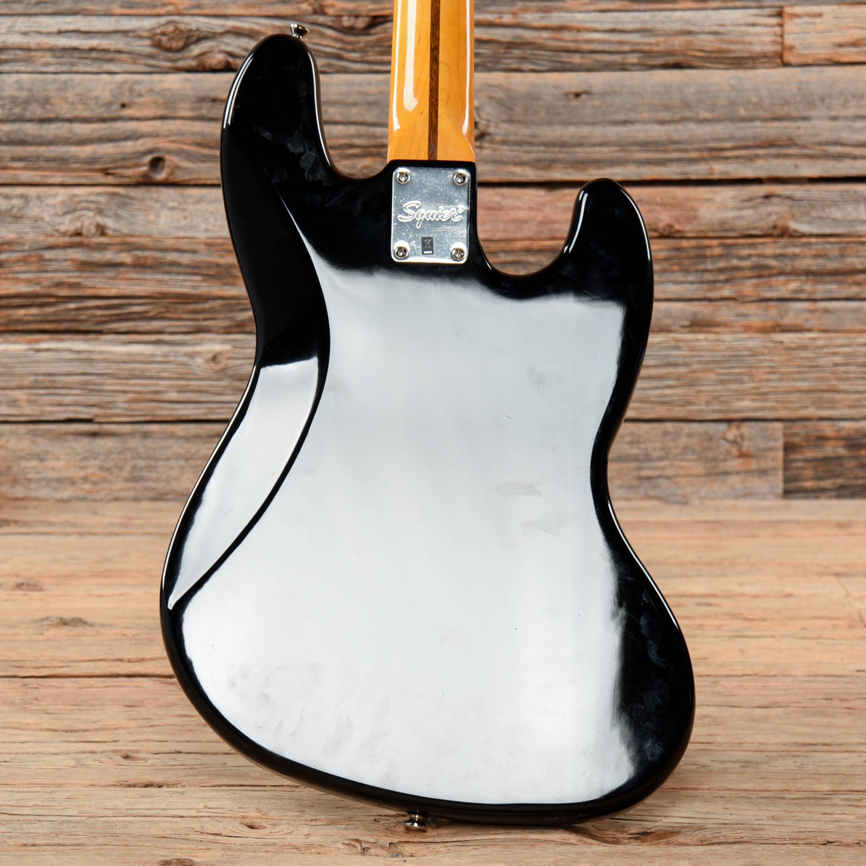 Squier Classic Vibe '70s Jazz Bass Black 2020 LEFTY Bass Guitars / 4-String