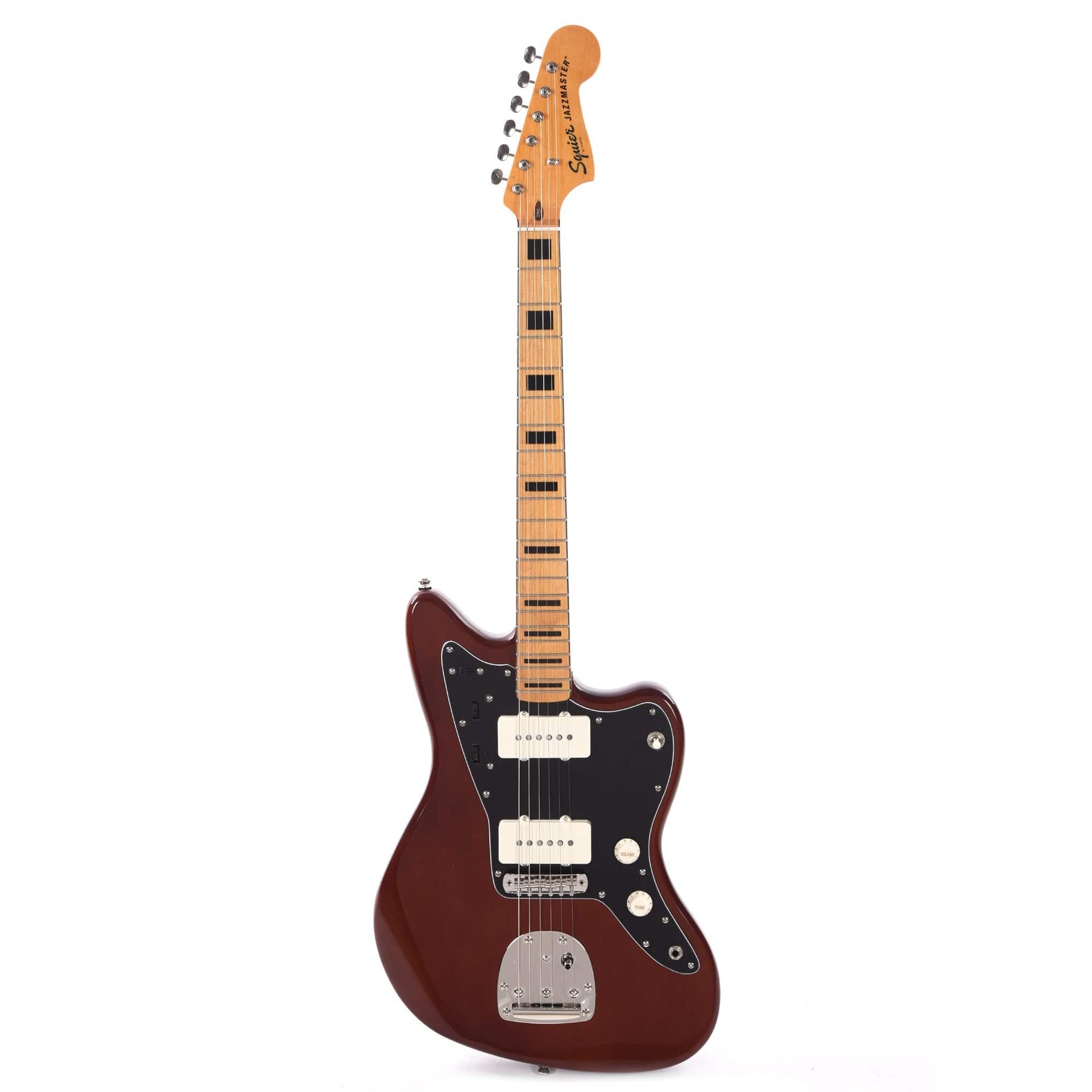 Squier Classic Vibe 70s Jazzmaster Maple Neck Walnut w/Black Blocks/Binding Bass Guitars / 4-String