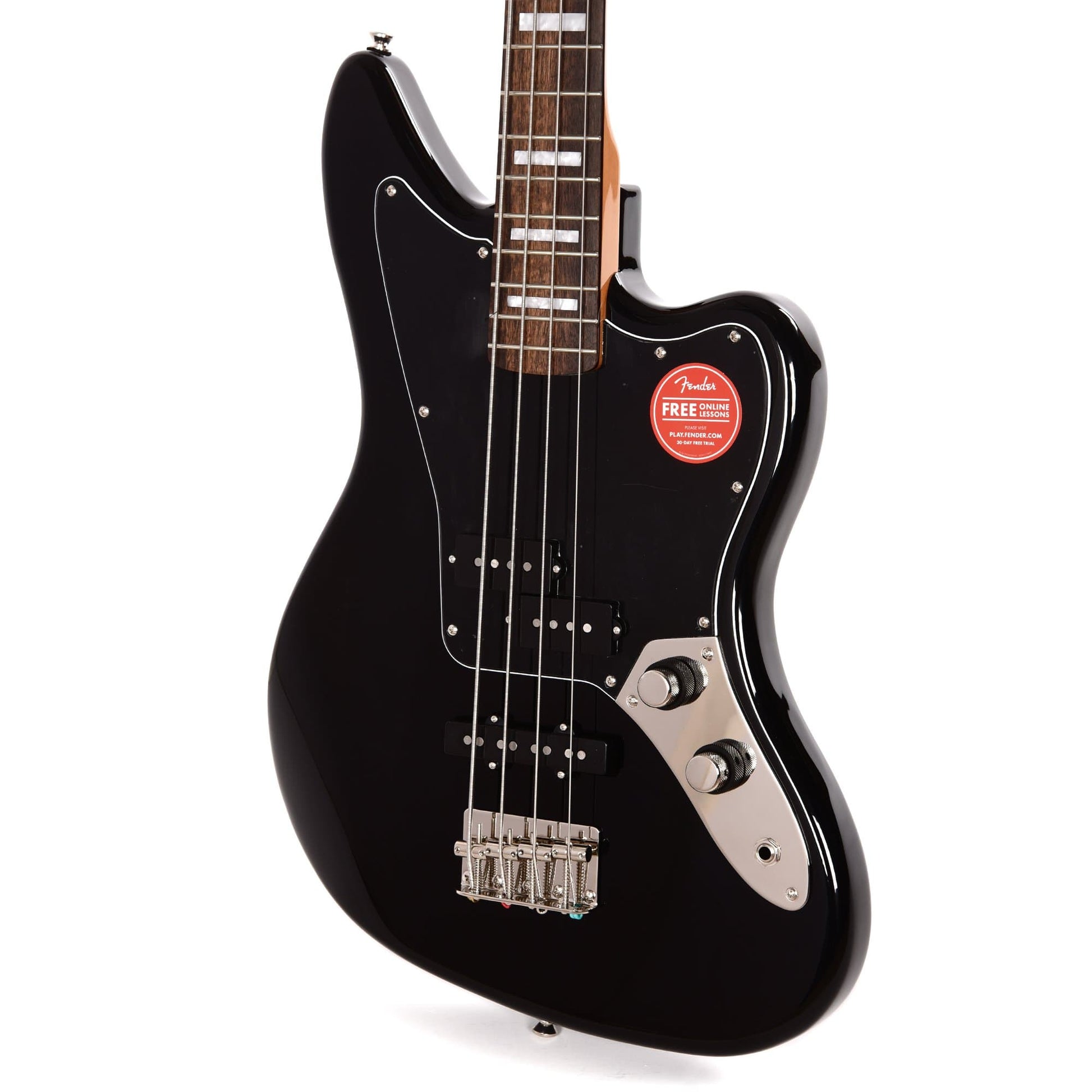 Squier Classic Vibe Jaguar Bass Black Bass Guitars / 4-String
