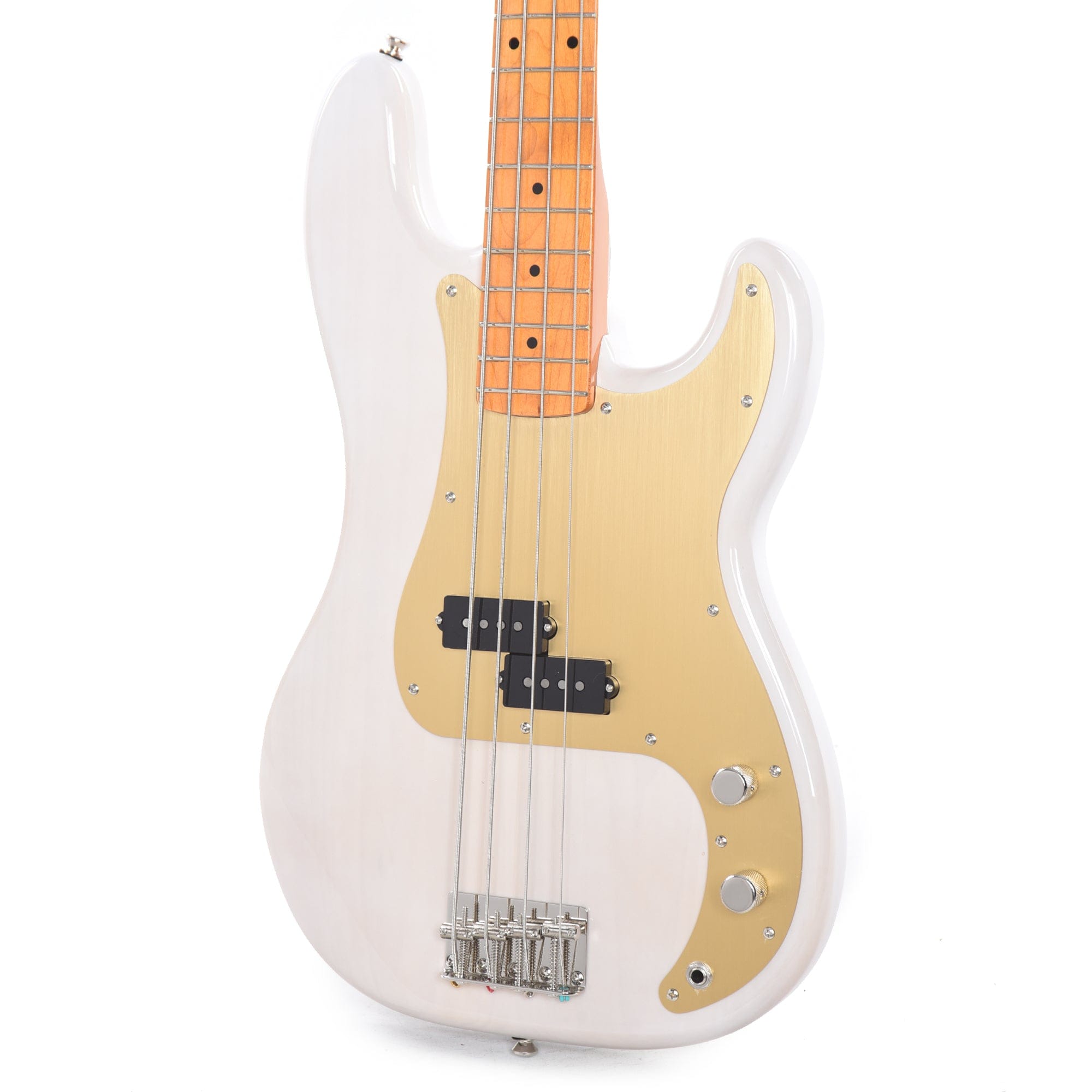 Squier Classic Vibe Late '50s Precision Bass White Blonde w/Gold Anodized Pickguard Bass Guitars / 4-String