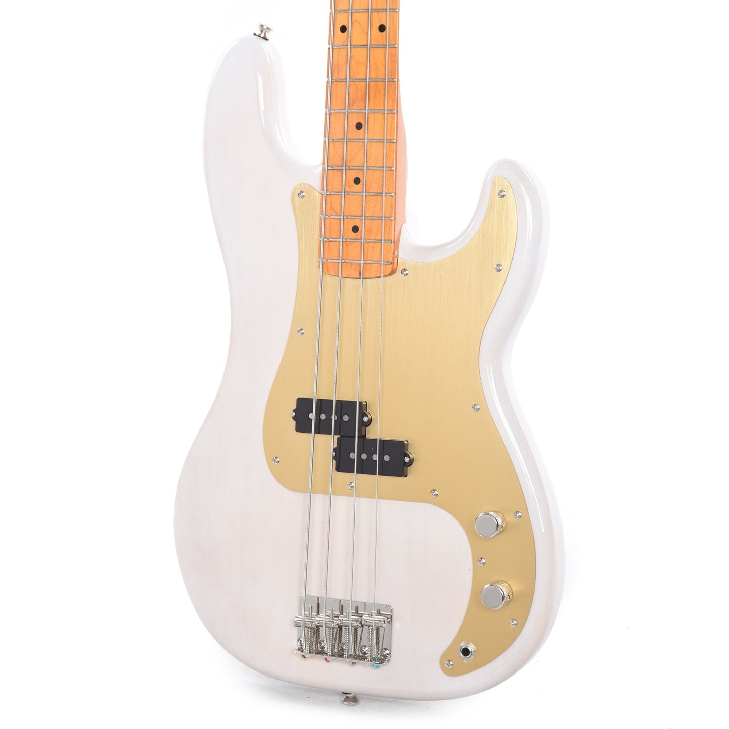 Squier Classic Vibe Late '50s Precision Bass White Blonde w/Gold Anodized Pickguard Bass Guitars / 4-String