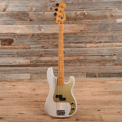 Squier Classic Vibe Late '50s Precision Bass White Blonde w/Gold Anodized Pickguard Bass Guitars / 4-String