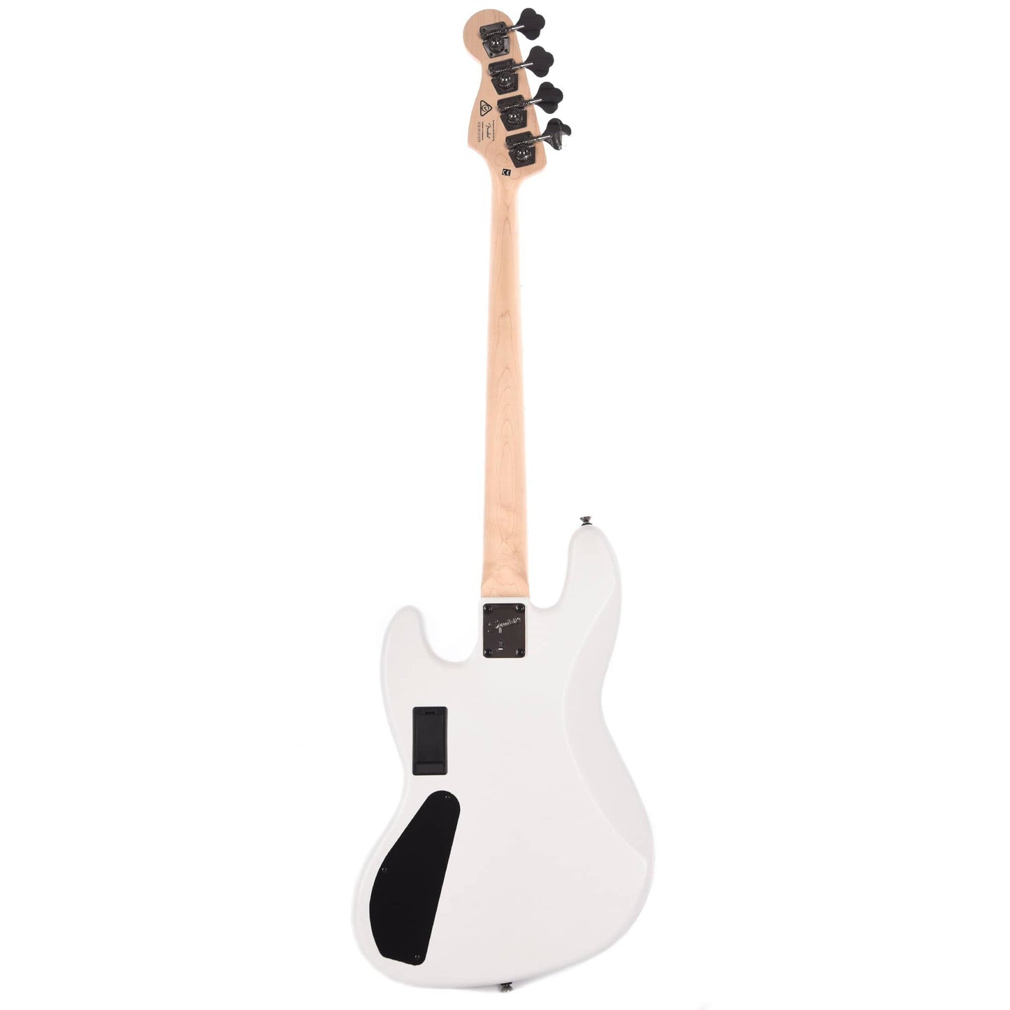 Squier Contemporary Active Jazz Bass HH Flat White w/Fender Gig Bag, Stand, Cable, Tuner, Picks and Strings Bass Guitars / 4-String