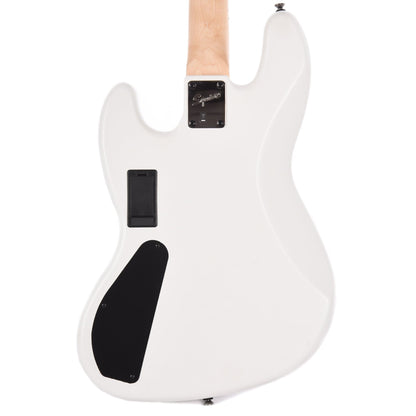 Squier Contemporary Active Jazz Bass HH Flat White w/Fender Gig Bag, Stand, Cable, Tuner, Picks and Strings Bass Guitars / 4-String