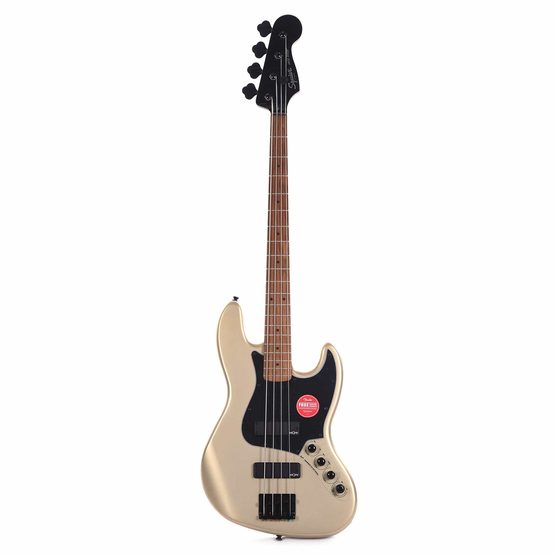 Squier Contemporary Active Jazz Bass HH  Shoreline Gold w/Black Pickguard Bass Guitars / 4-String