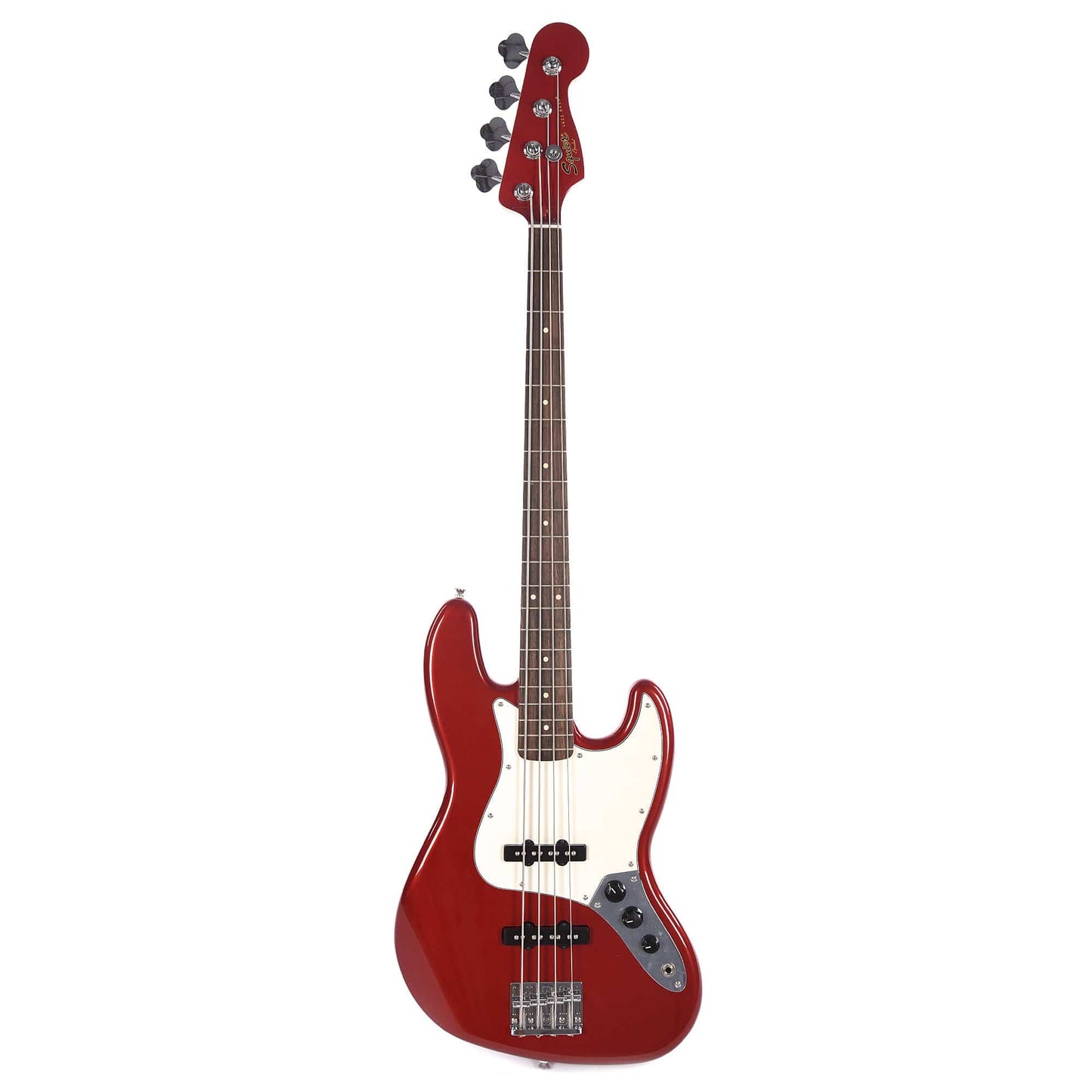 Squier Contemporary Jazz Bass Dark Metallic Red w/Fender Gig Bag, Stand, Cable, Tuner, Picks and Strings Bass Guitars / 4-String