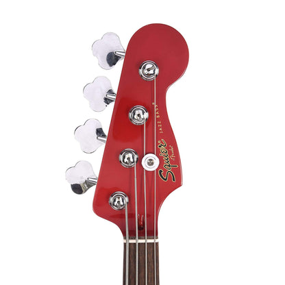 Squier Contemporary Jazz Bass Dark Metallic Red w/Fender Gig Bag, Stand, Cable, Tuner, Picks and Strings Bass Guitars / 4-String