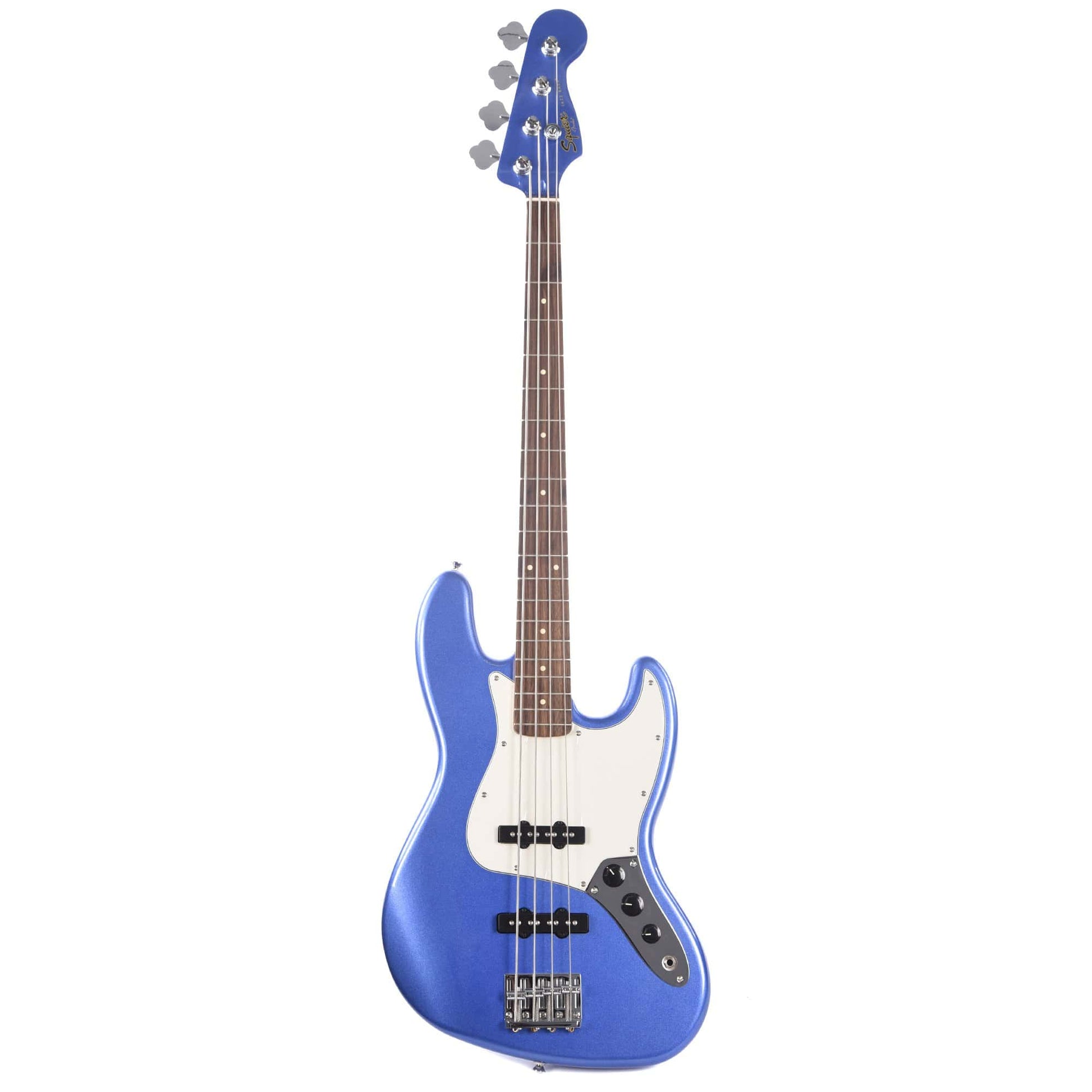 Squier Contemporary Jazz Bass Ocean Blue Metallic w/Fender Gig Bag, Stand, Cable, Tuner, Picks and Strings Bass Guitars / 4-String