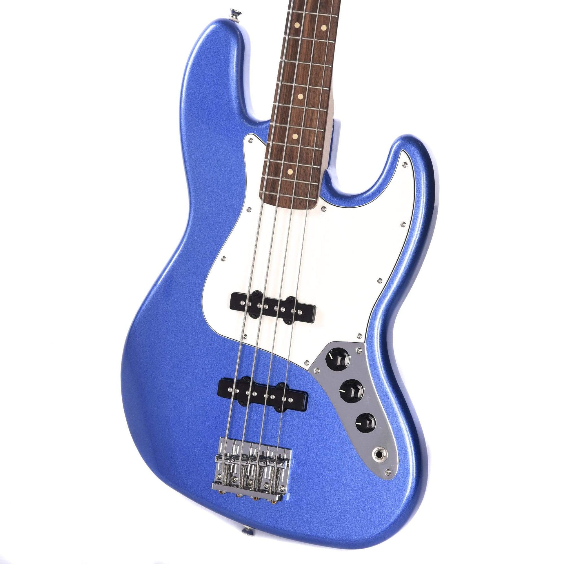 Squier Contemporary Jazz Bass Ocean Blue Metallic w/Fender Gig Bag, Stand, Cable, Tuner, Picks and Strings Bass Guitars / 4-String