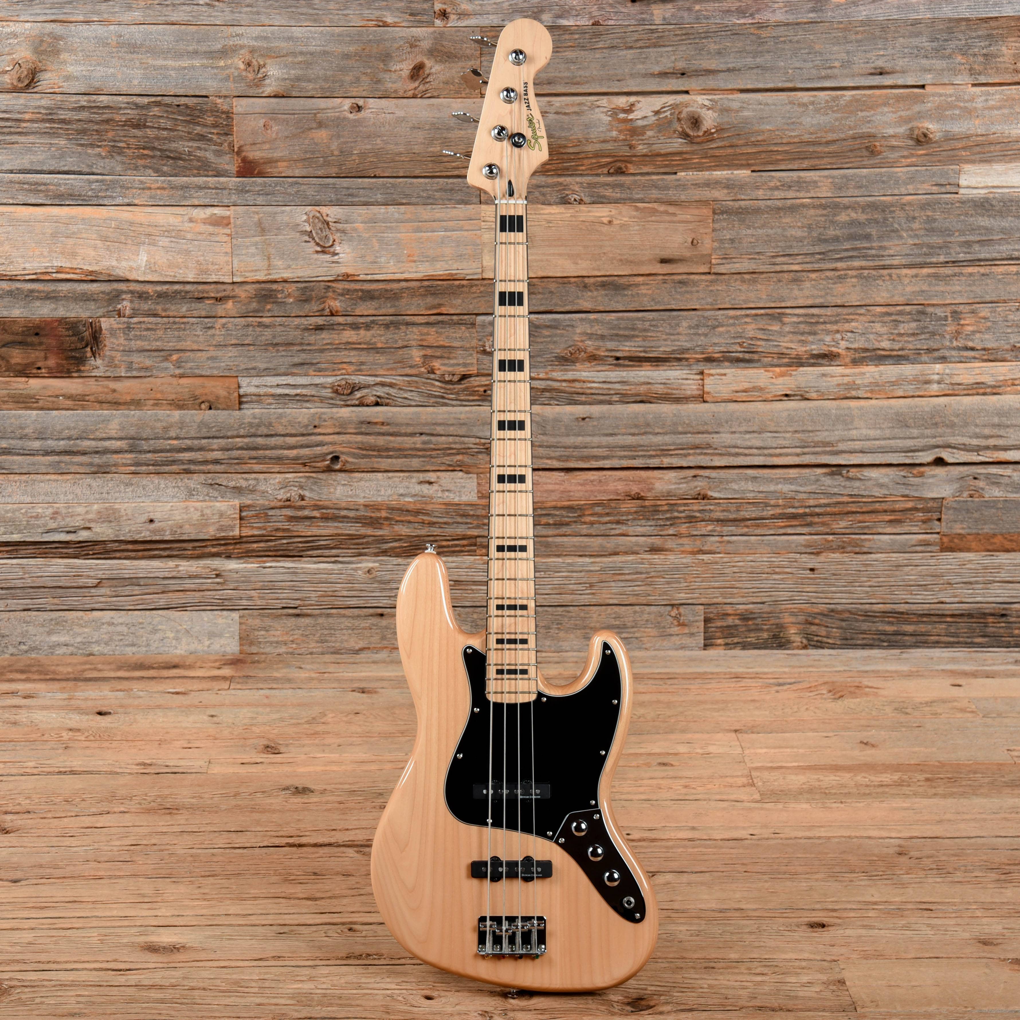 Squier Vintage Modified '70s Jazz Bass Natural Bass Guitars / 4-String