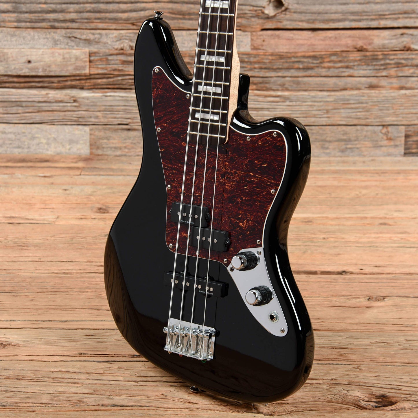 Squier Vintage Modified Jaguar Bass Black 2011 Bass Guitars / 4-String