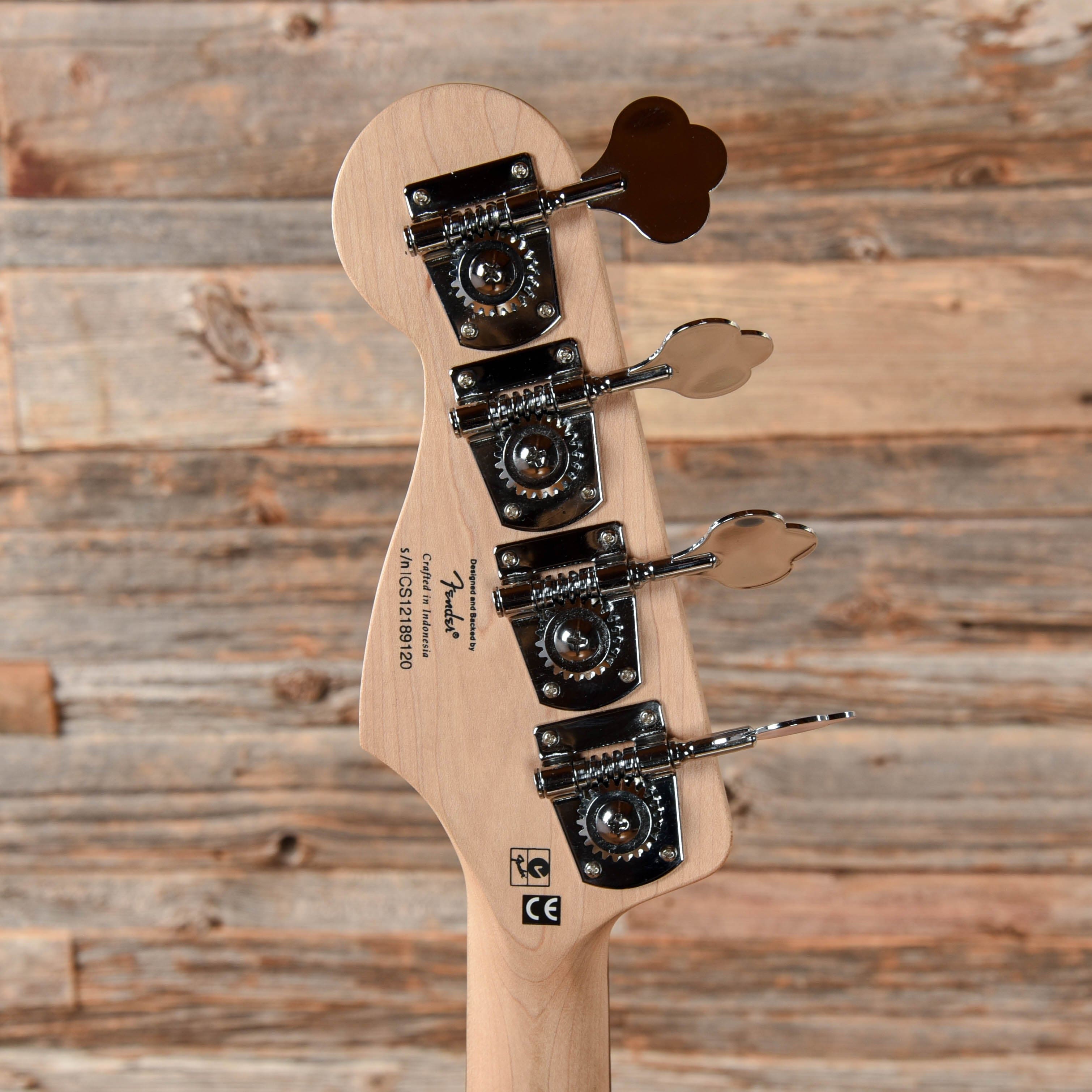 Squier Vintage Modified Jaguar Bass Special Crimson Red Transparent 2017 Bass Guitars / 4-String