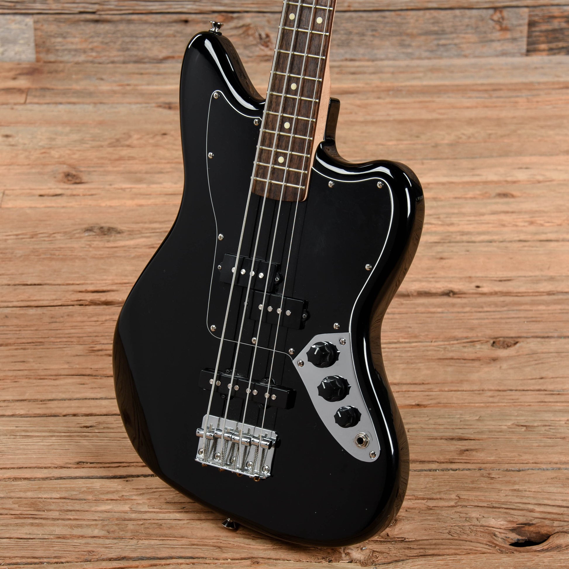 Squier Vintage Modified Jaguar Bass Special SS Black 2013 Bass Guitars / 4-String