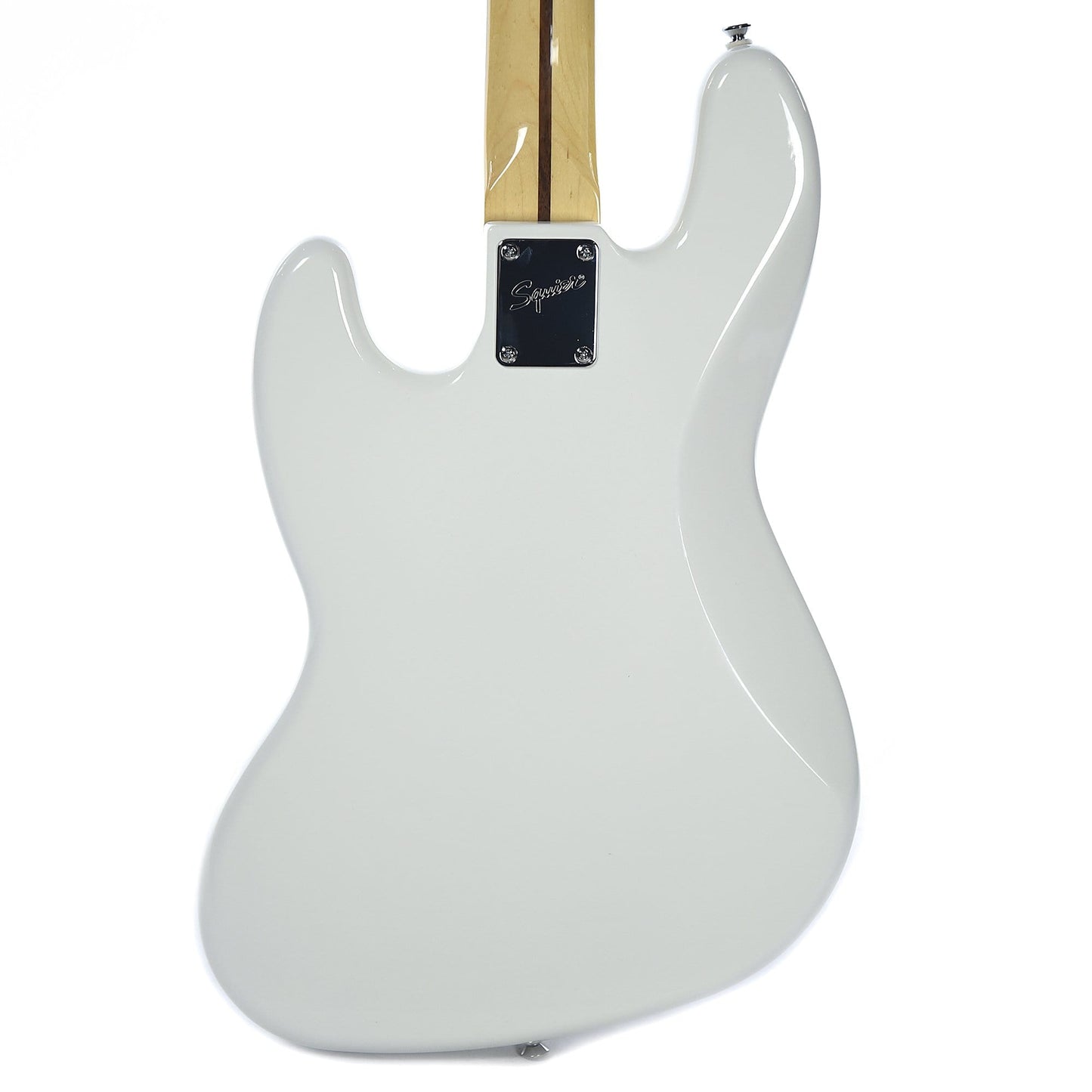 Squier Vintage Modified Jazz Bass Olympic White w/Fender Gig Bag, Stand, Cable, Tuner, Picks and Strings Bass Guitars / 4-String