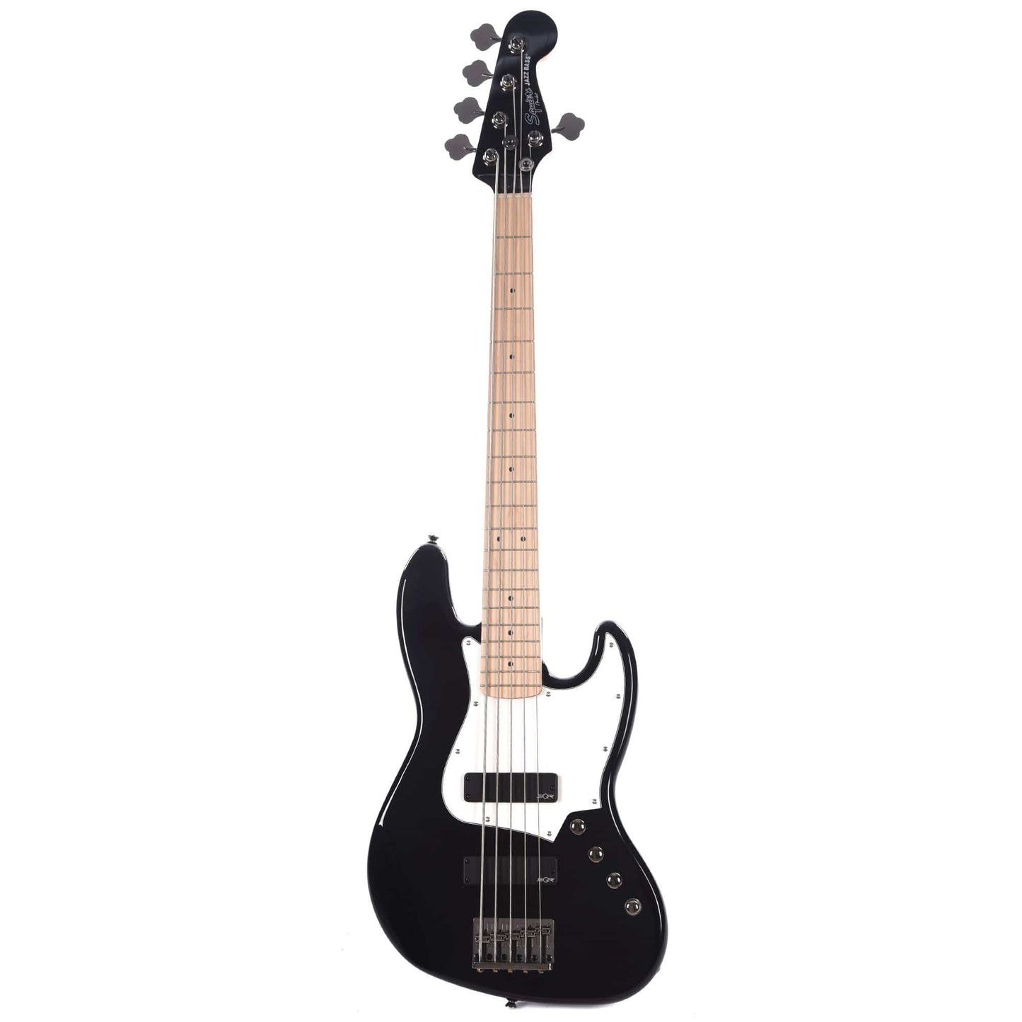 Squier Contemporary Active Jazz Bass V HH Black w/Fender Gig Bag, Stand, Cable, Tuner, Picks and Strings Bass Guitars / 5-String or More,Bass Guitars / Active Electronics