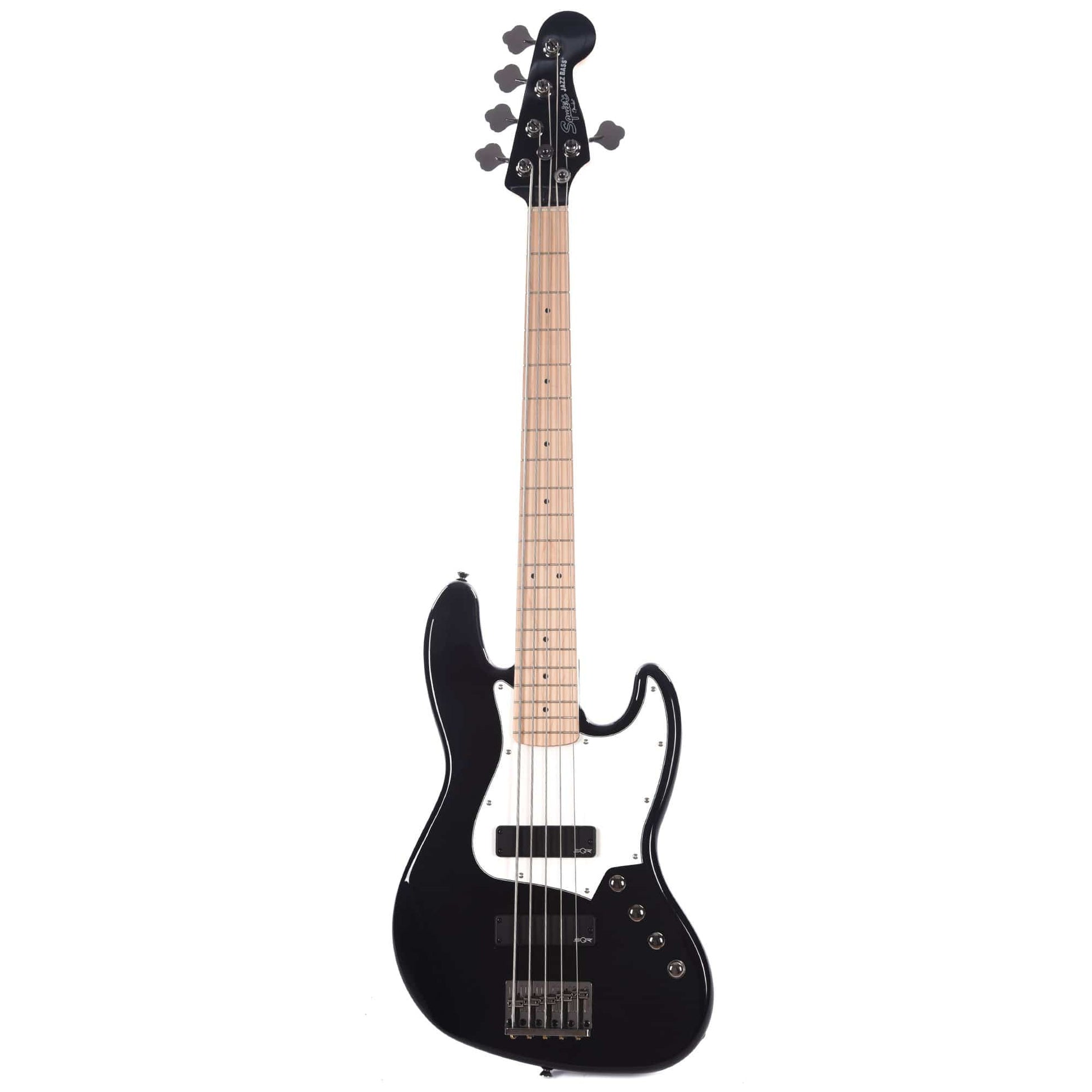 Squier Contemporary Active Jazz Bass V HH Black w/Fender Gig Bag, Stand, Cable, Tuner, Picks and Strings Bass Guitars / 5-String or More,Bass Guitars / Active Electronics