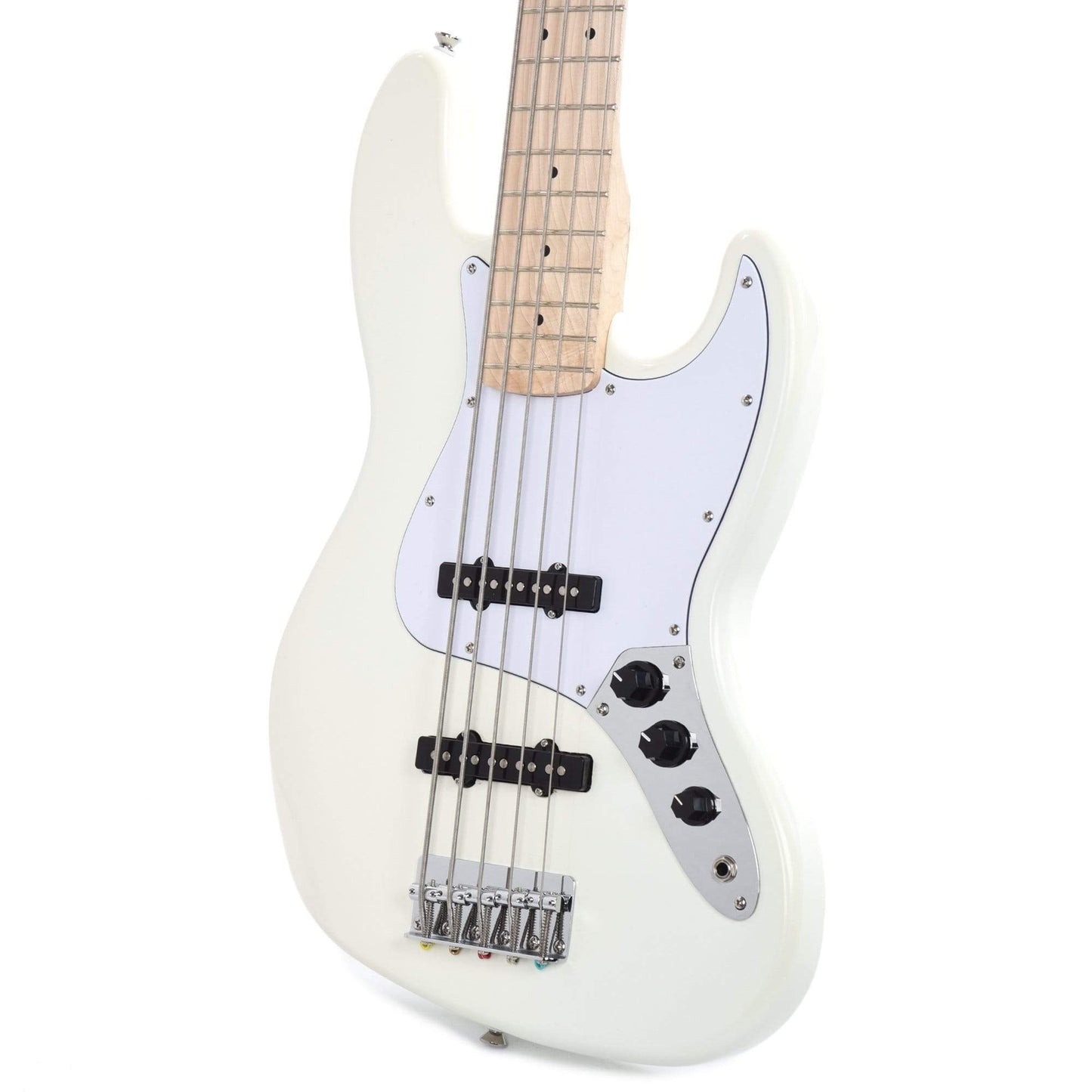 Squier Affinity Jazz Bass V Olympic White Bass Guitars / 5-String or More