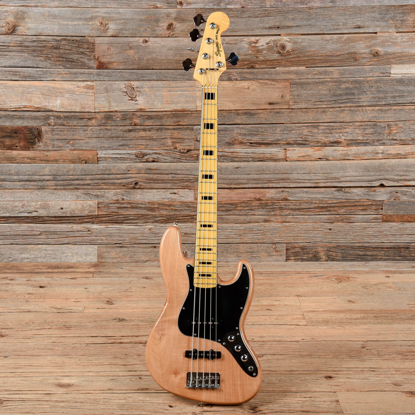 Squier Classic Vibe 70's Jazz Bass V Natural 2015 Bass Guitars / 5-String or More