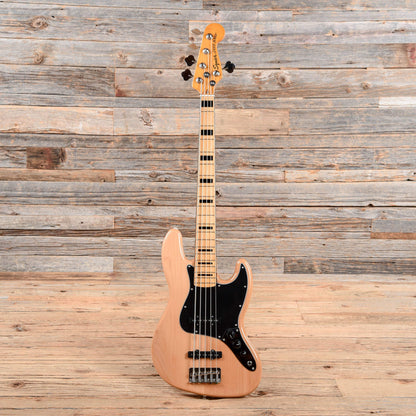 Squier Classic Vibe '70s Jazz Bass V Natural Bass Guitars / 5-String or More