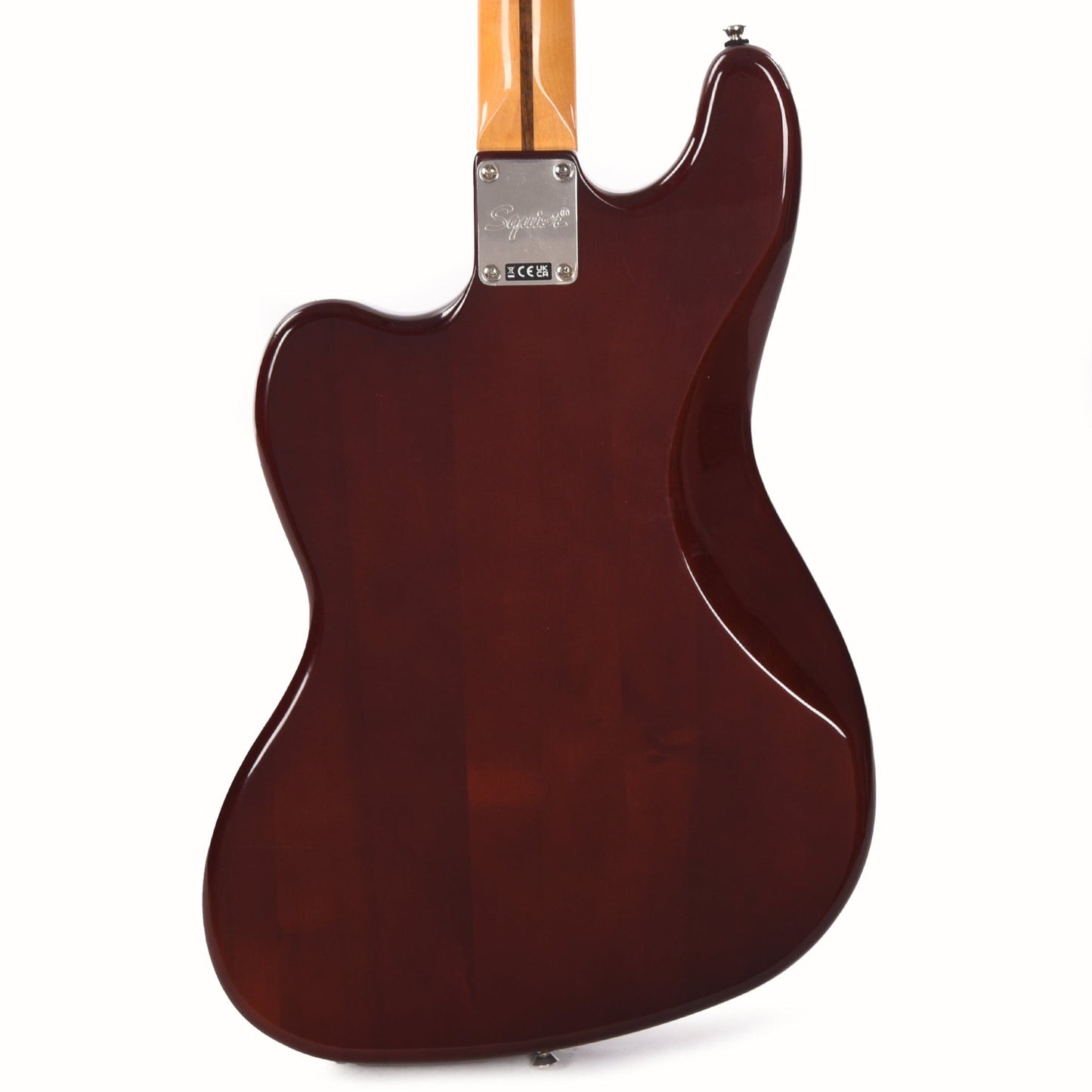 Squier Classic Vibe Bass VI Maple Neck Walnut w/Black Blocks/Binding & 3-Ply Black Bass Guitars / 5-String or More