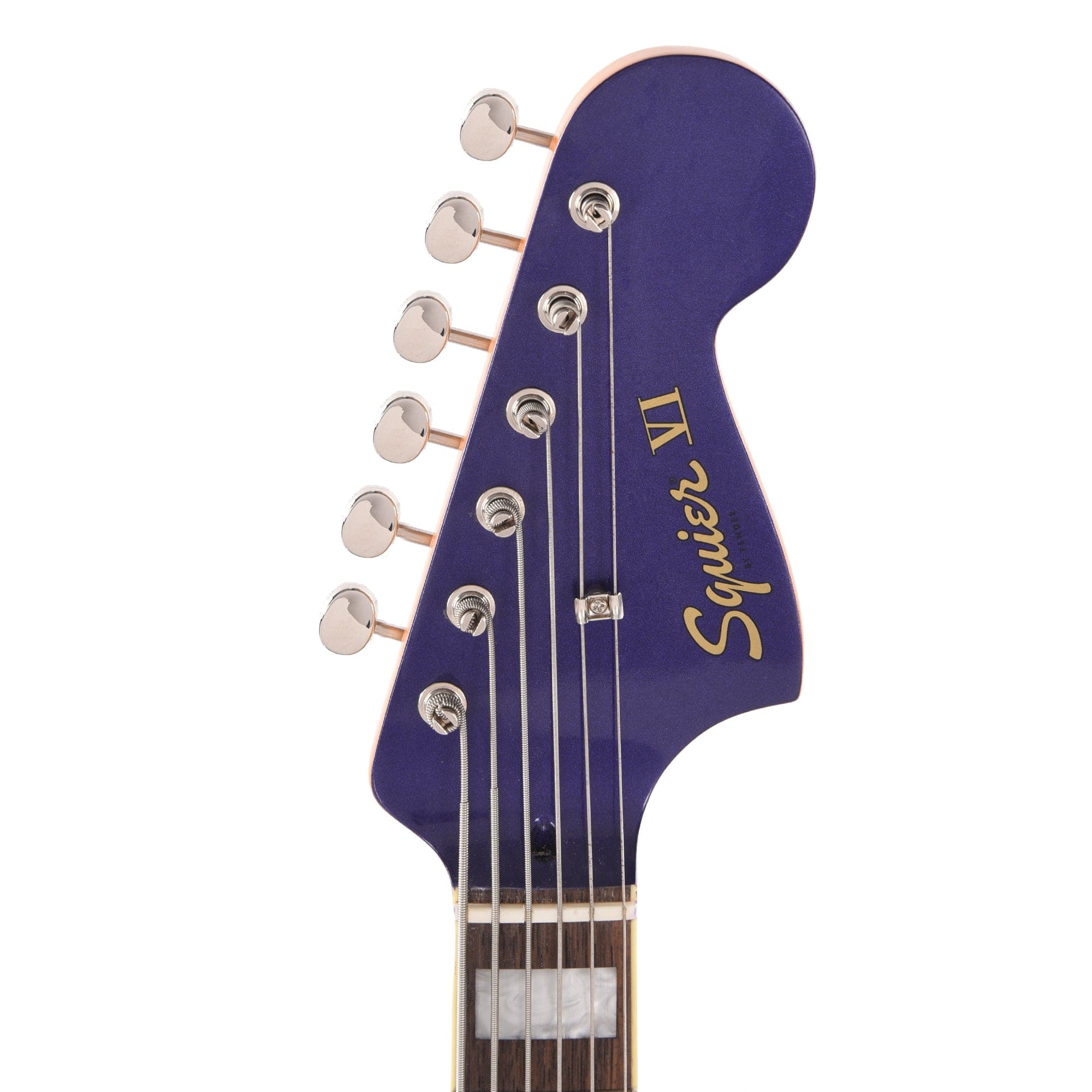 Squier Classic Vibe Bass VI Purple Metallic w/Matching Headcap Bass Guitars / 5-String or More
