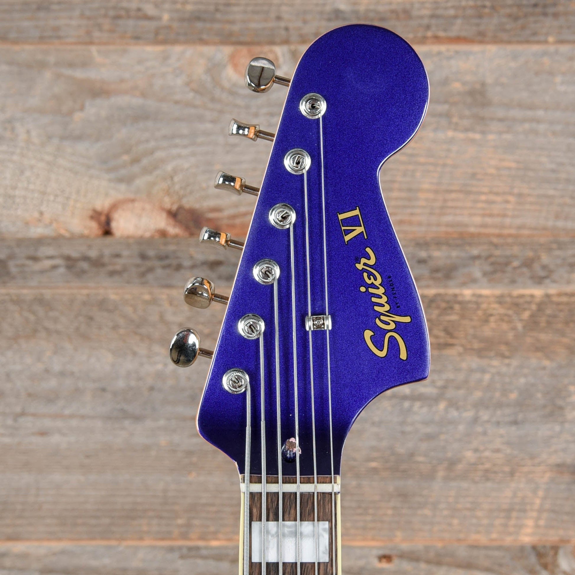 Squier Classic Vibe Bass VI Purple Metallic w/Matching Headcap Bass Guitars / 5-String or More