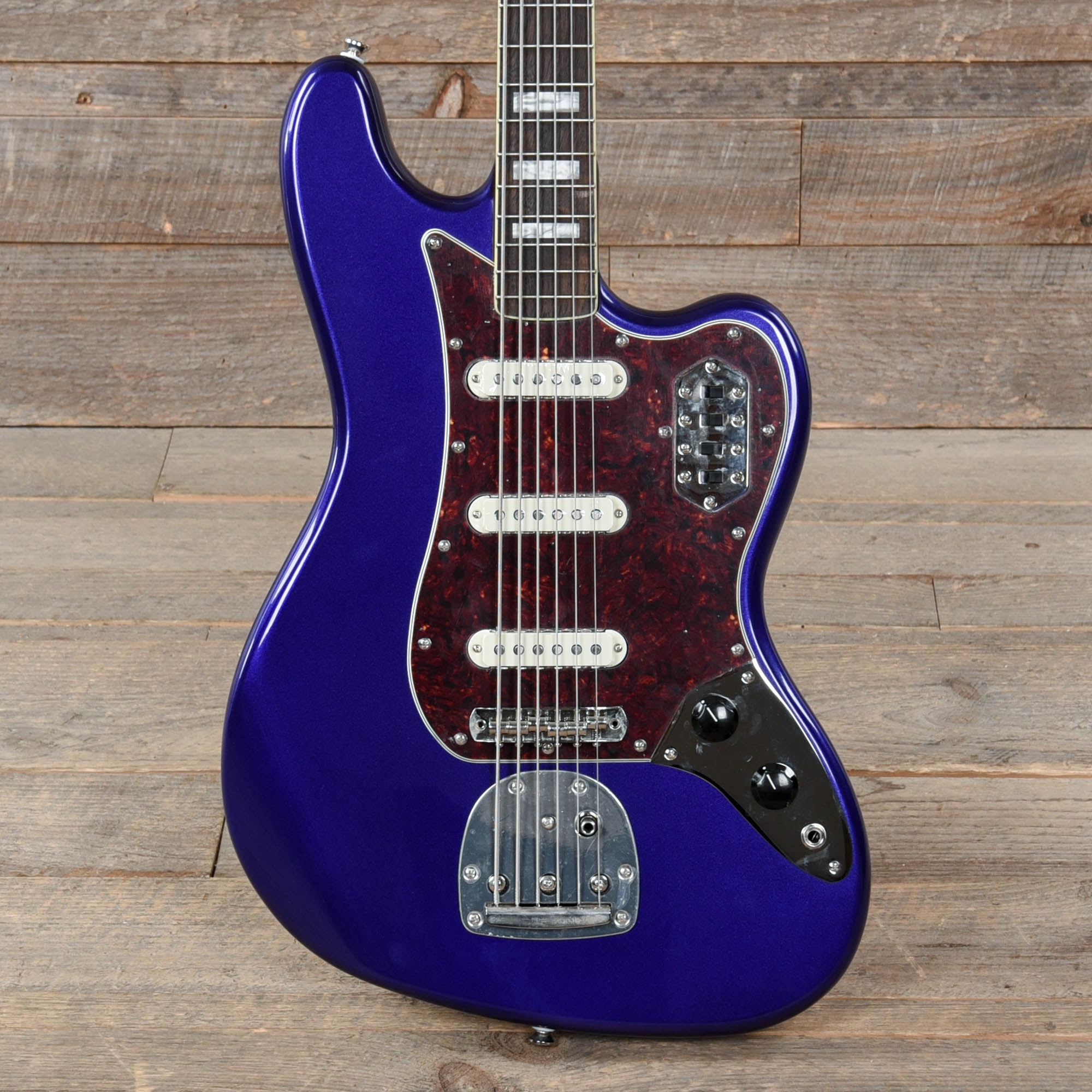Squier Classic Vibe Bass VI Purple Metallic w/Matching Headcap Bass Guitars / 5-String or More