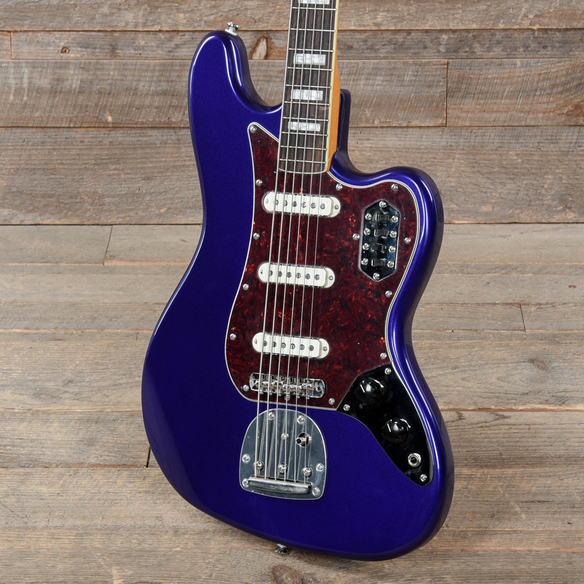 Squier Classic Vibe Bass VI Purple Metallic w/Matching Headcap Bass Guitars / 5-String or More