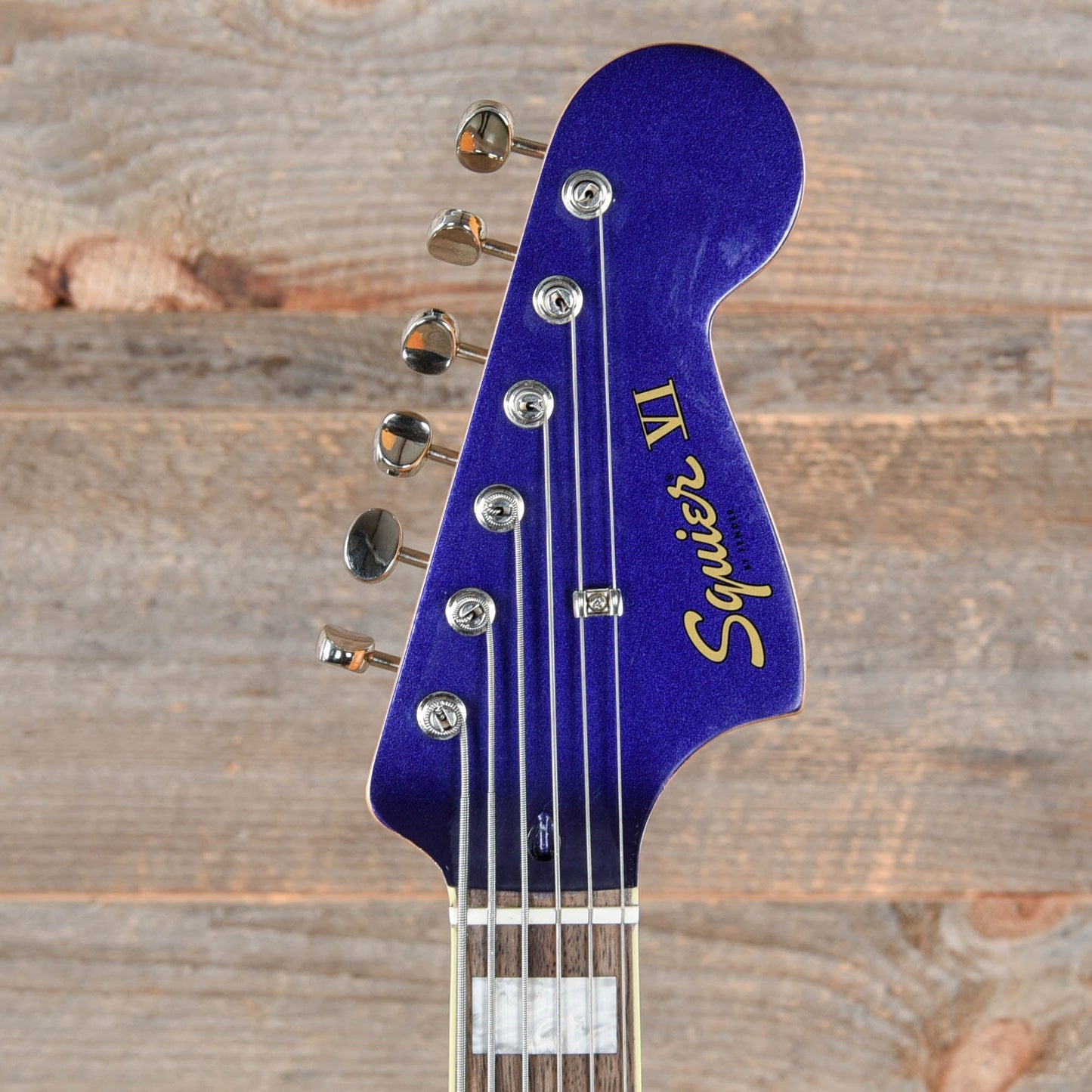 Squier Classic Vibe Bass VI Purple Metallic w/Matching Headcap Bass Guitars / 5-String or More
