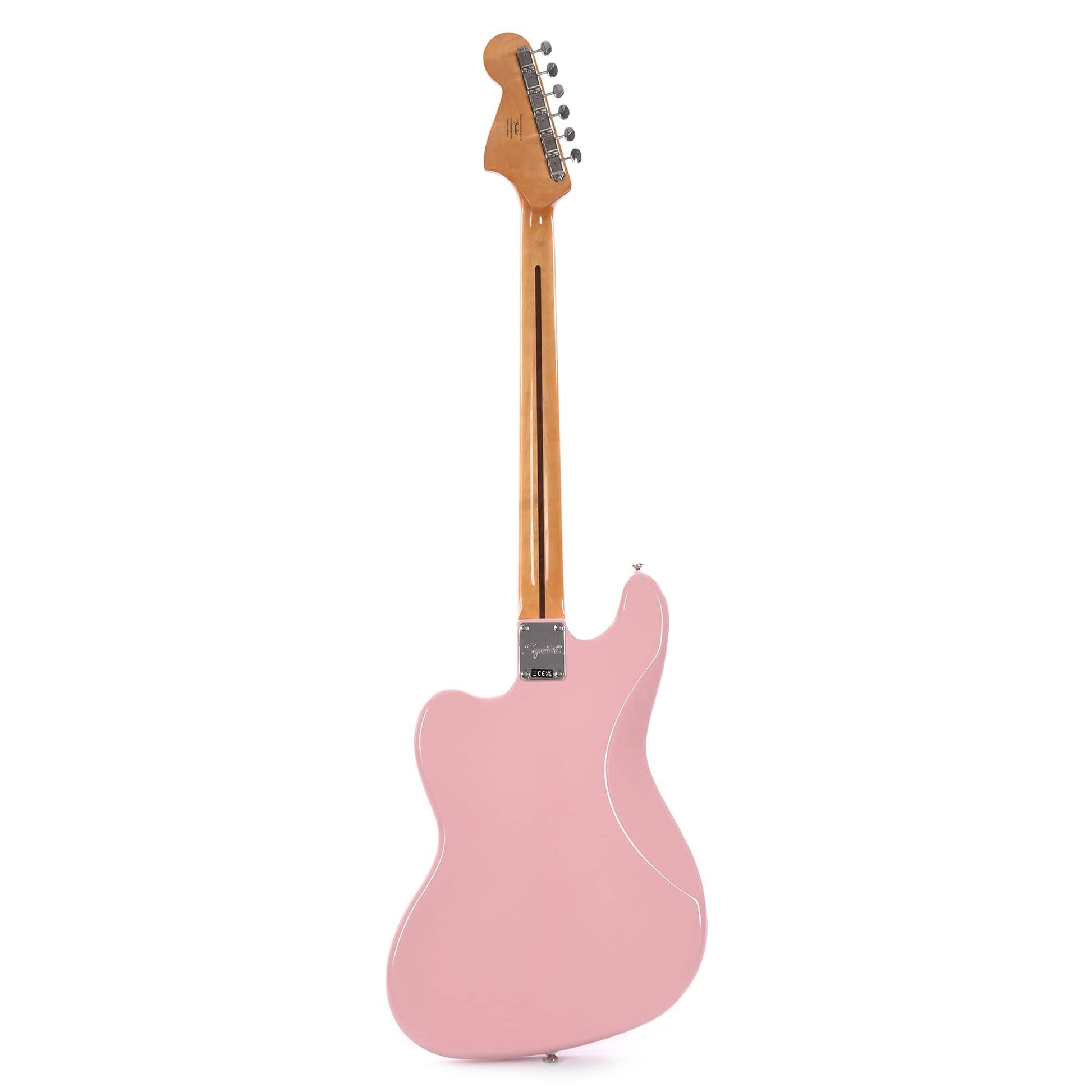 Squier Classic Vibe Bass VI Shell Pink w/Matching Headcap & 3-Ply Parchment Pickguard Bass Guitars / 5-String or More