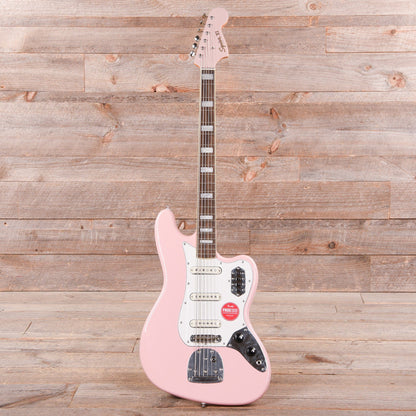Squier Classic Vibe Bass VI Shell Pink w/Matching Headcap & 3-Ply Parchment Pickguard Bass Guitars / 5-String or More