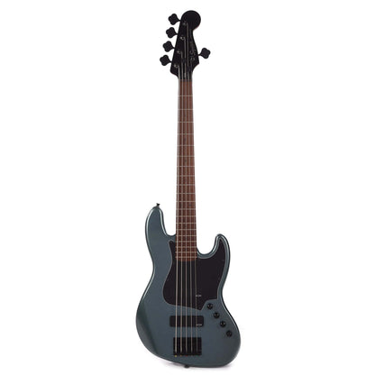Squier Contemporary Active Jazz Bass HH V  Gunmetal Metallic w/Black Pickguard Bass Guitars / 5-String or More