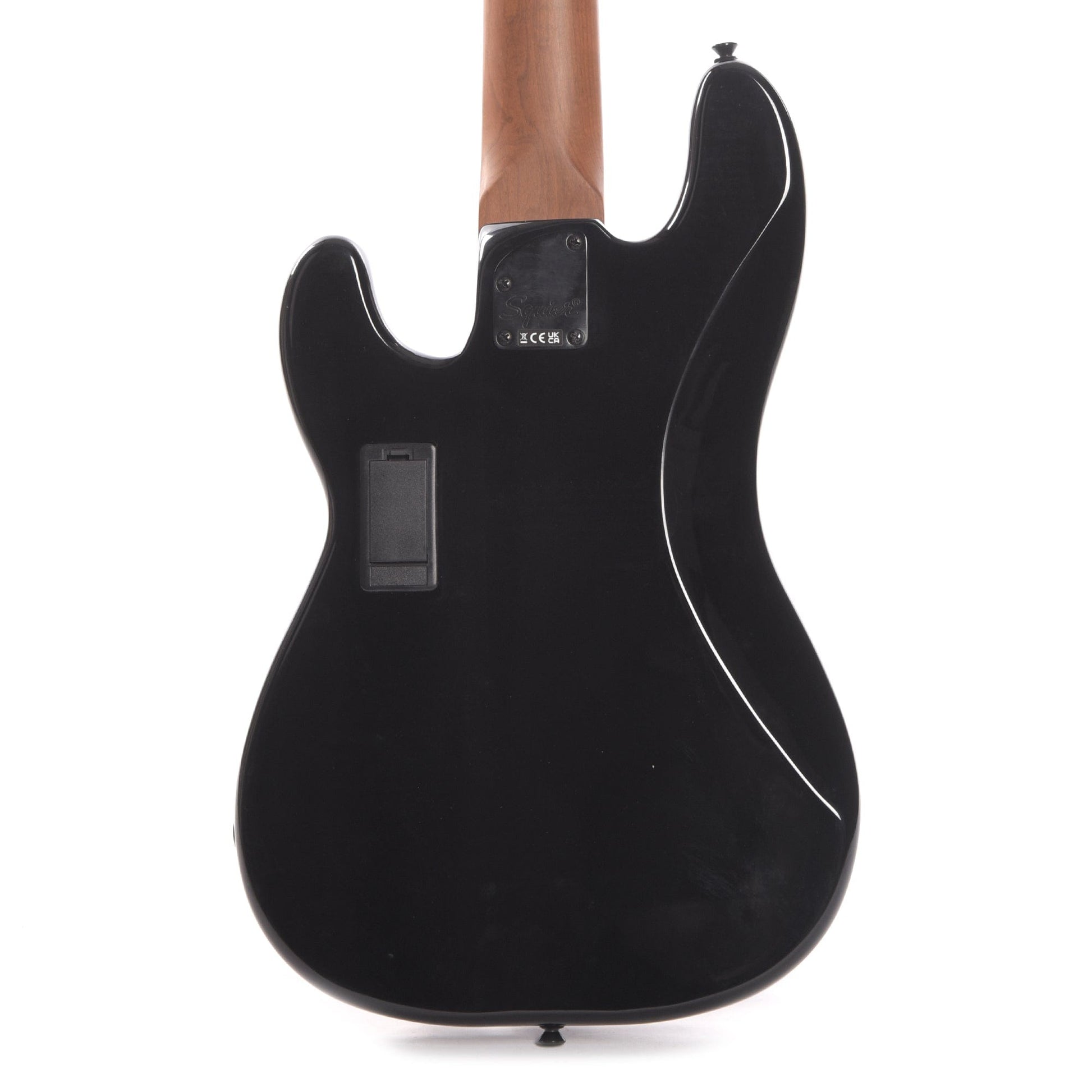 Squier Contemporary Active Precision Bass PH V Black w/Silver Anodized Pickguard Bass Guitars / 5-String or More
