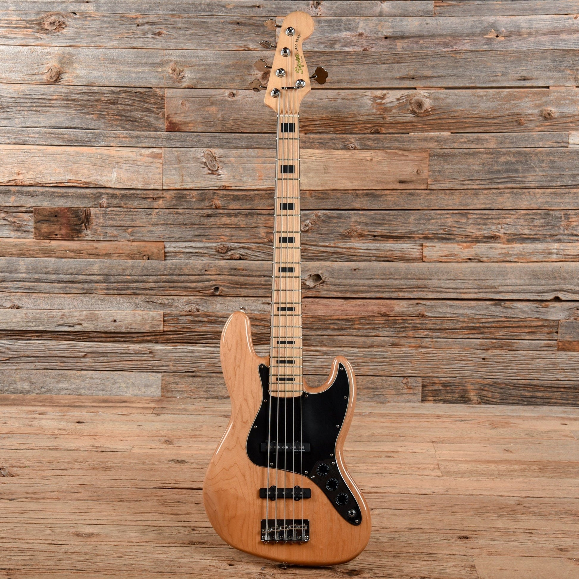 Squier Vintage Modified Jazz Bass V Natural 2013 Bass Guitars / 5-String or More