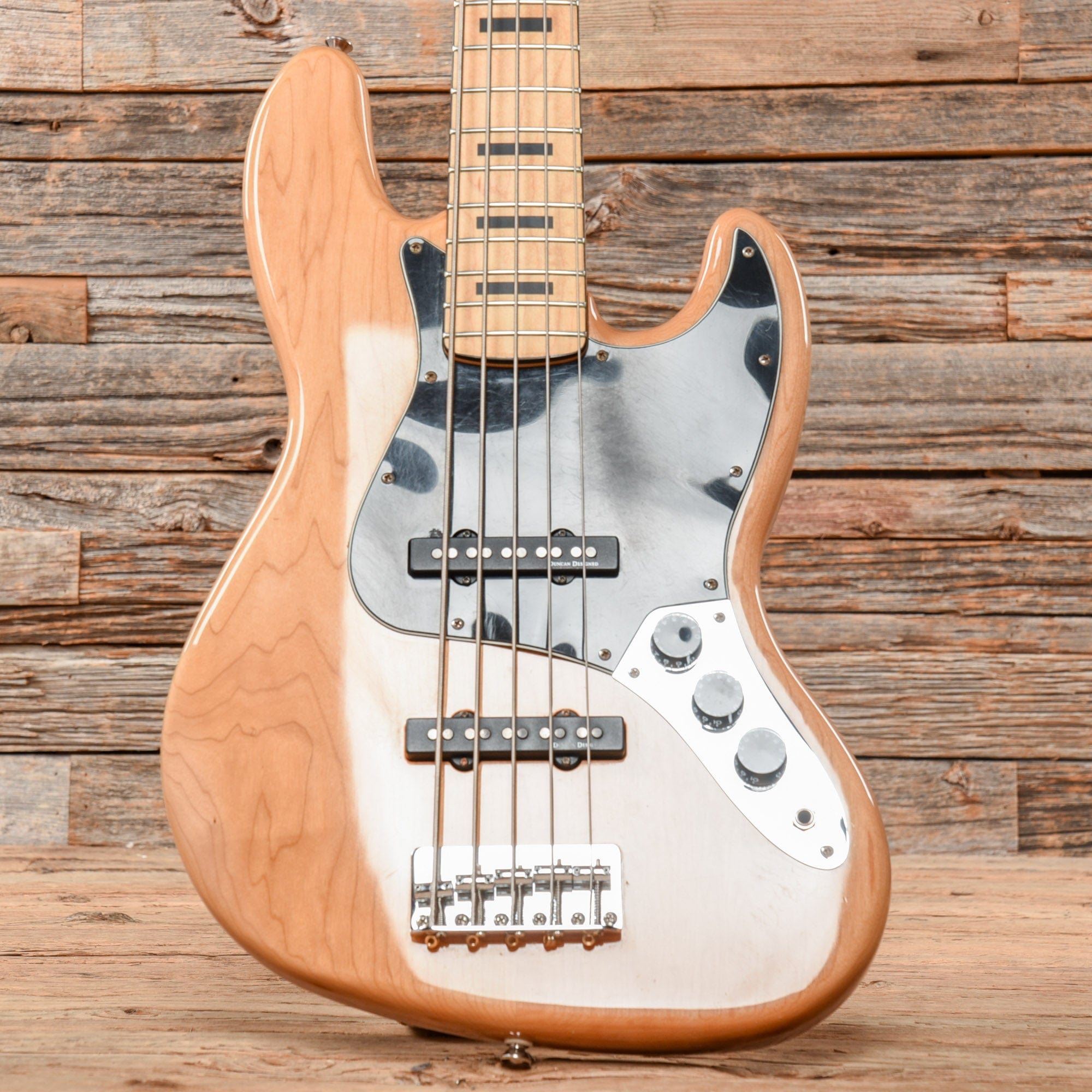 Squier Vintage Modified Jazz Bass V Natural 2013 Bass Guitars / 5-String or More