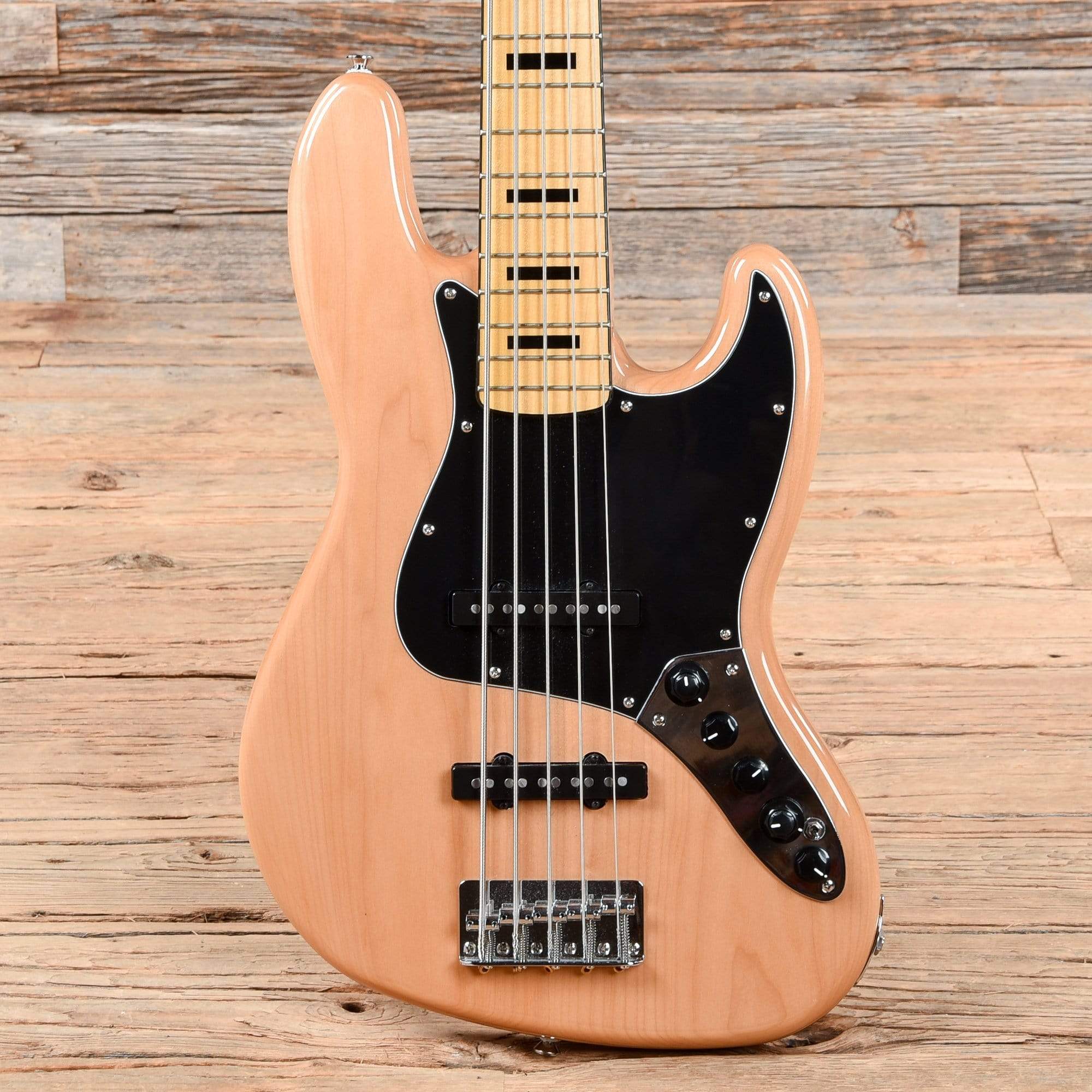 Squier Vintage Modified Jazz Bass V Natural 2016 Bass Guitars / 5-String or More