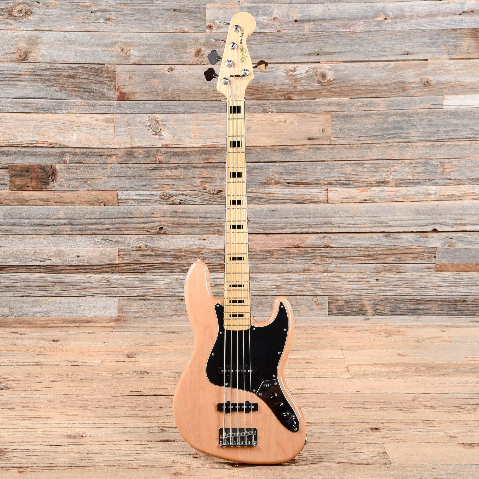Squier Vintage Modified Jazz Bass V Natural 2016 Bass Guitars / 5-String or More