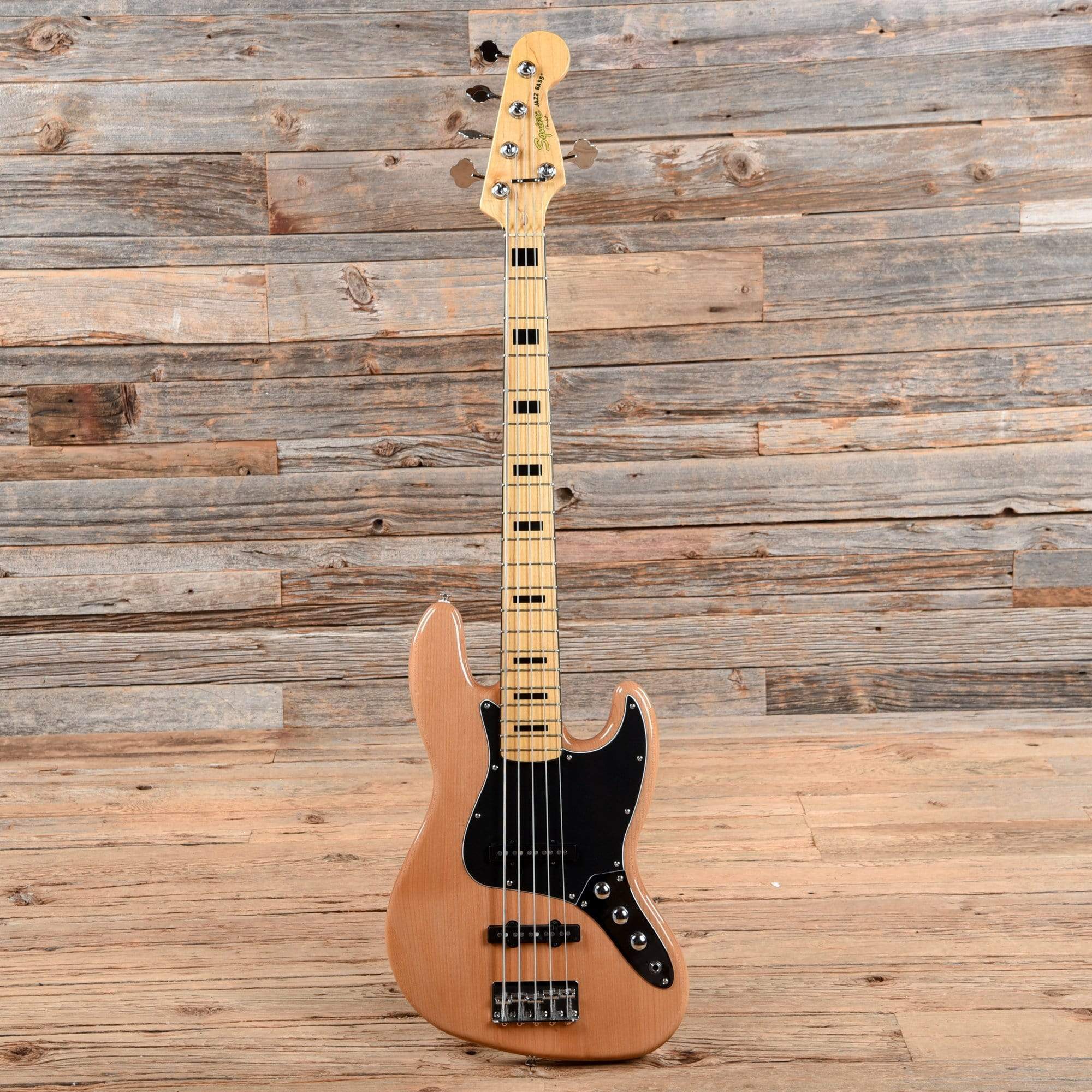 Squier Vintage Modified Jazz Bass V Natural 2016 Bass Guitars / 5-String or More