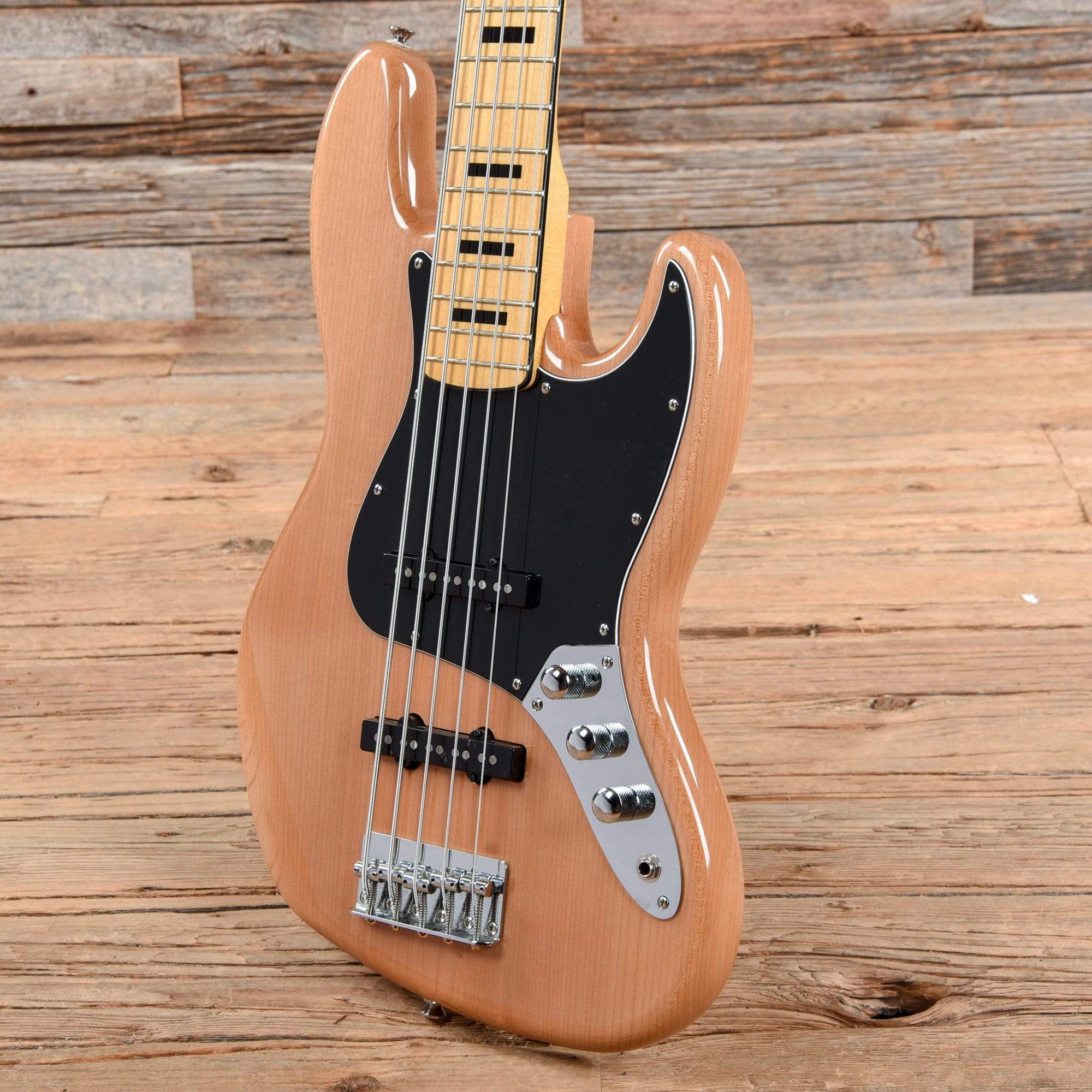 Squier Vintage Modified Jazz Bass V Natural 2016 Bass Guitars / 5-String or More