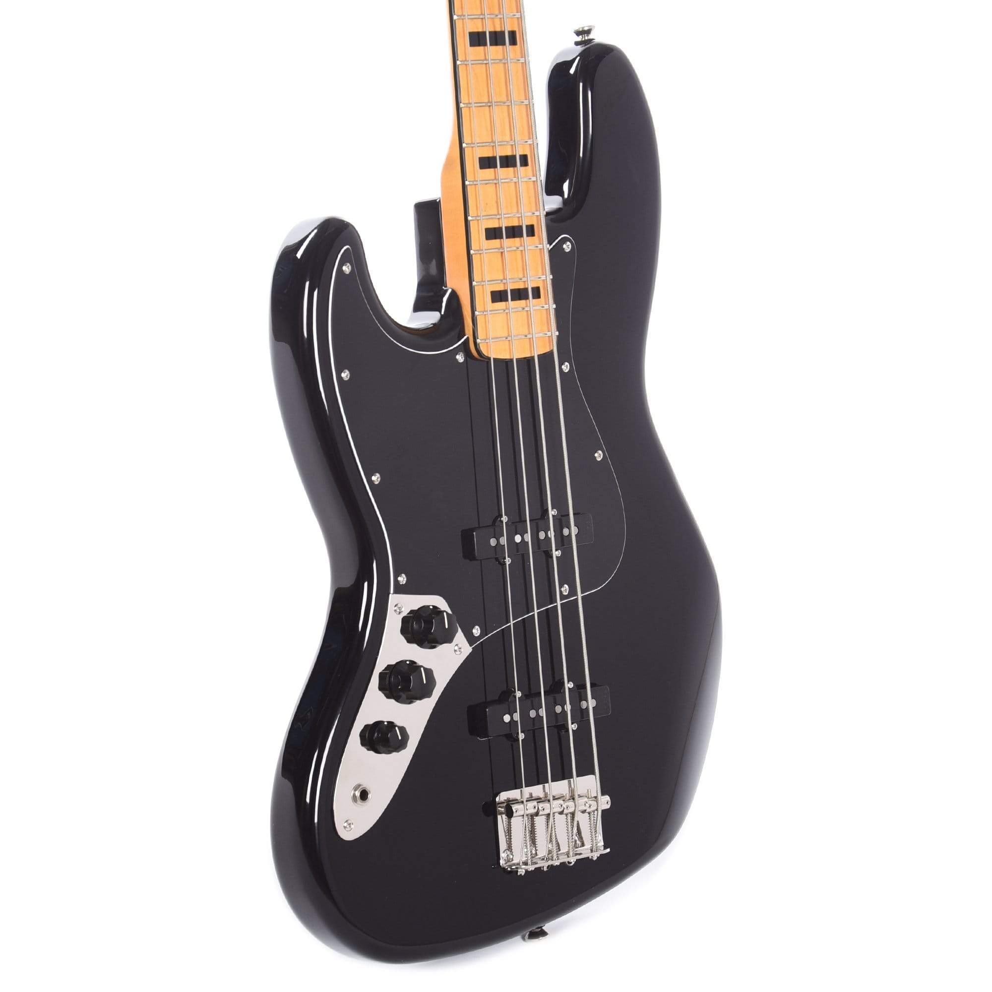 Squier Classic Vibe 70s Jazz Bass Lefty Black Bass Guitars / Left-Handed