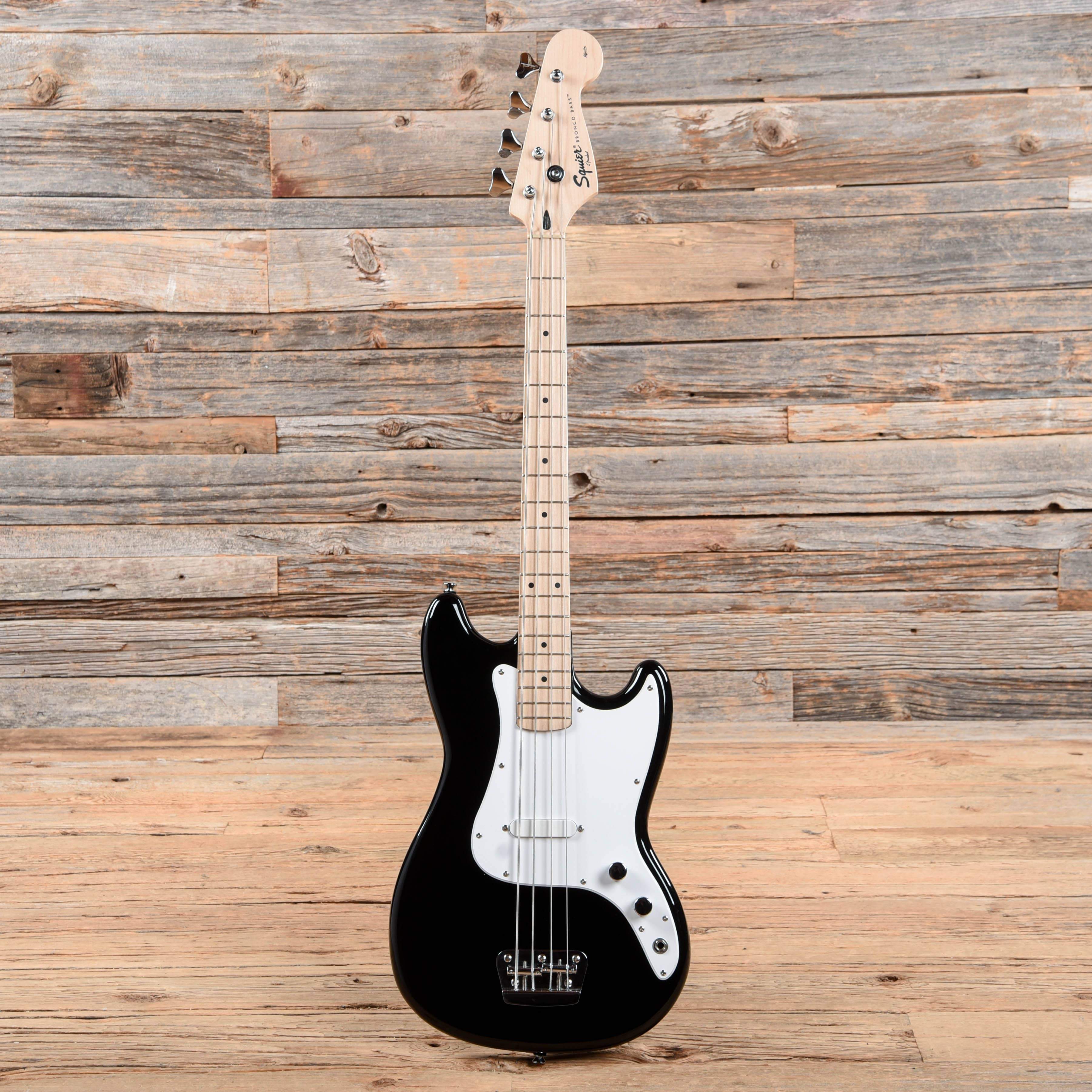 Squier Affinity Bronco Bass Black 2018 Bass Guitars / Short Scale