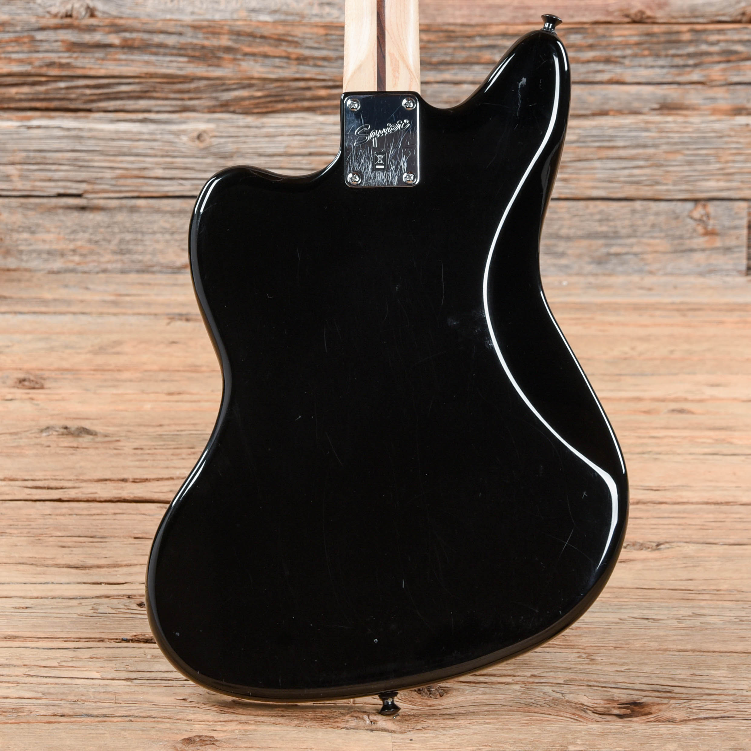 Squier Vintage Modified Jaguar Bass Special SS Black 2015 Bass Guitars / Short Scale